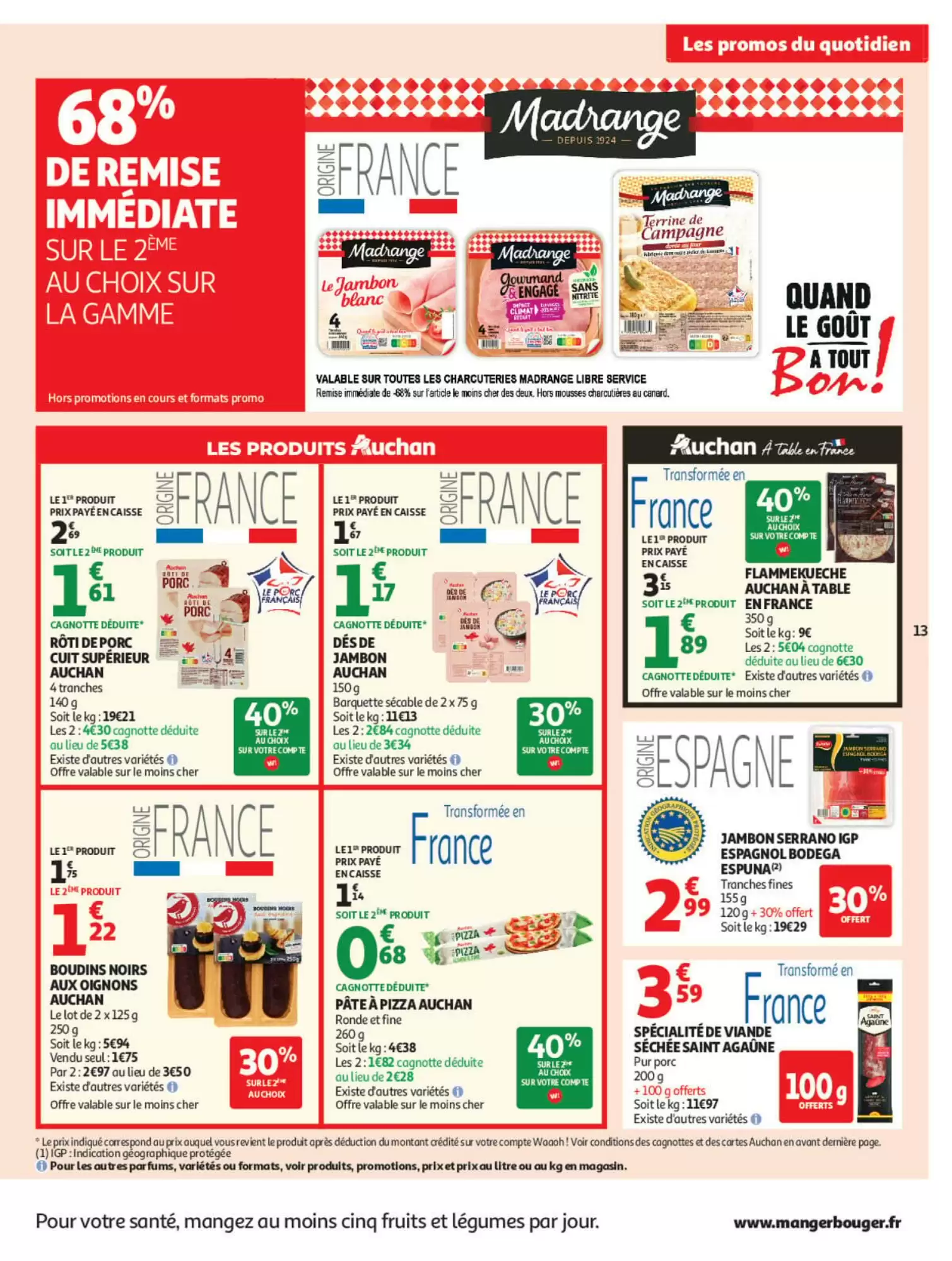 Prospectus promotionnel Auchan valable à partir du 20/10/2026 - Page 13.