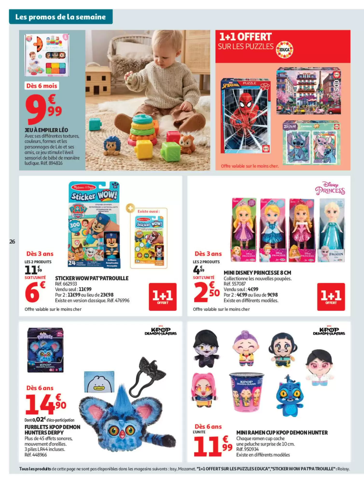 Prospectus promotionnel Auchan valable à partir du 20/10/2026 - Page 26.