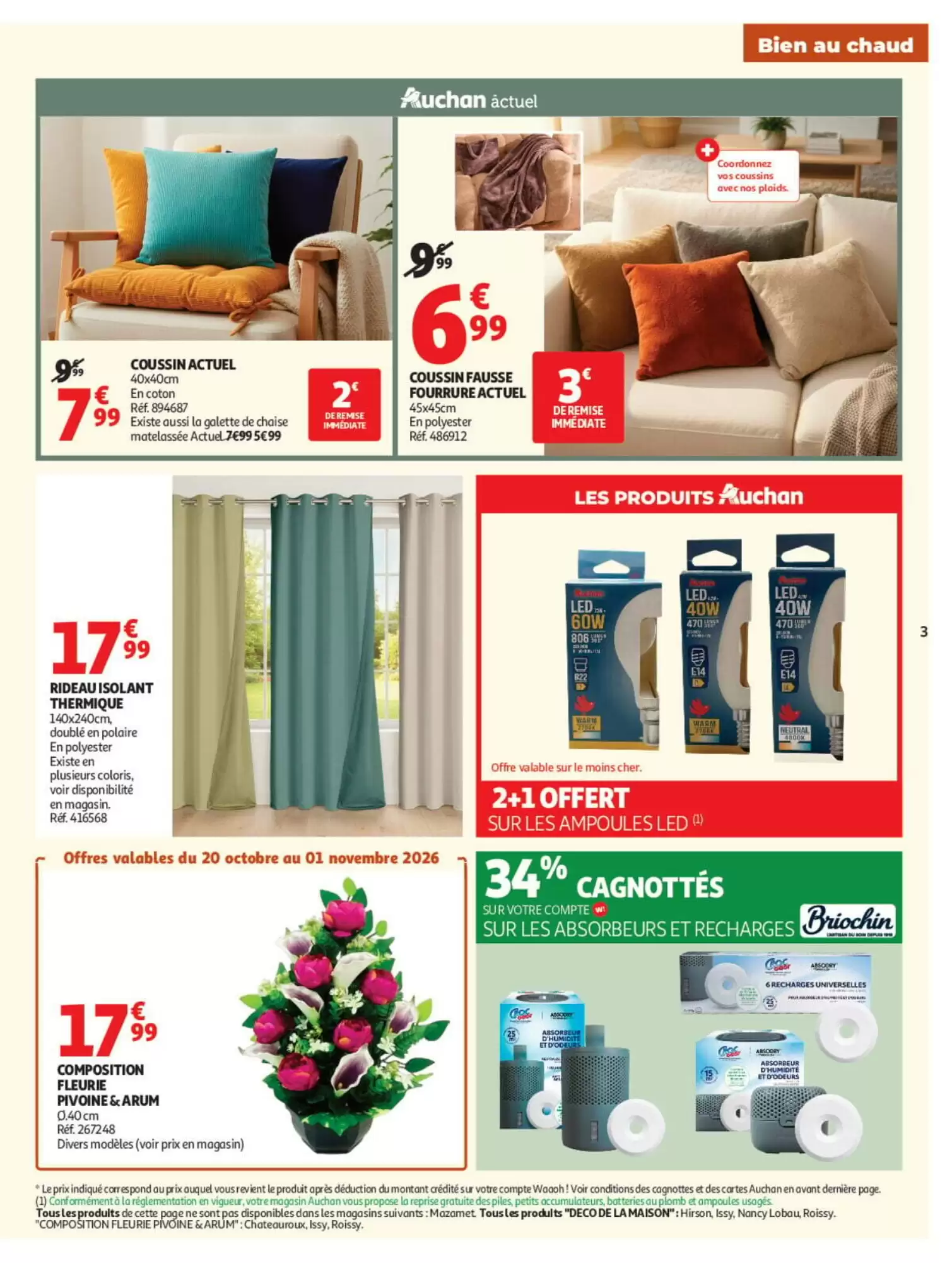 Prospectus promotionnel Auchan valable à partir du 20/10/2026 - Page 3.