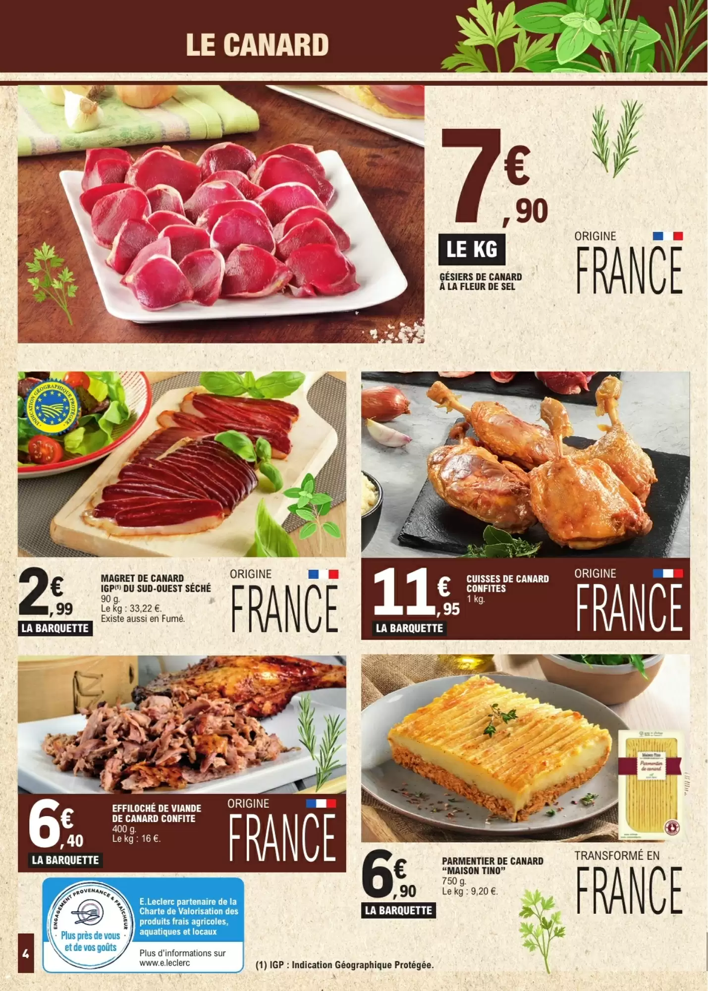 Prospectus promotionnel E.Leclerc valable à partir du 20/10/2026 - Page 4.