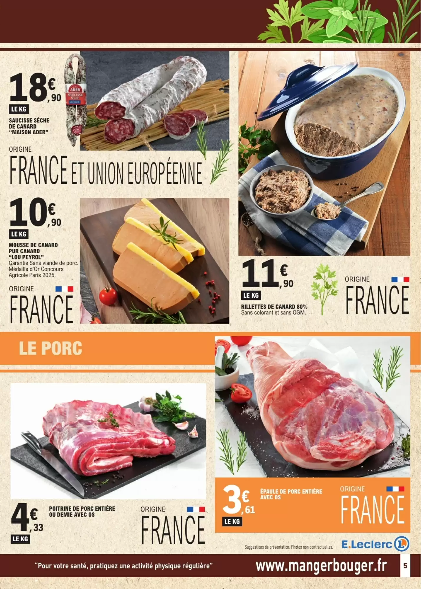 Prospectus promotionnel E.Leclerc valable à partir du 20/10/2026 - Page 5.