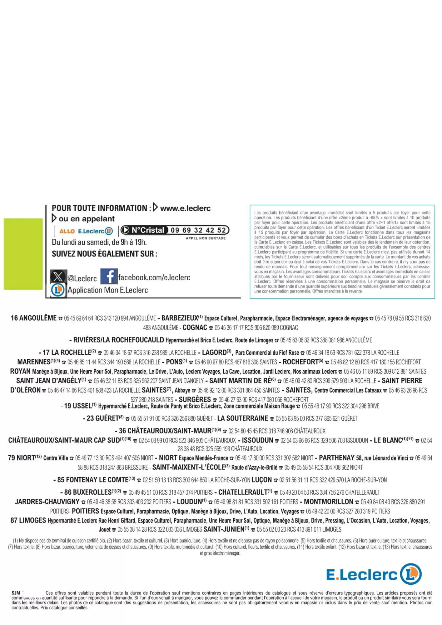 Prospectus promotionnel E.Leclerc valable à partir du 20/10/2026 - Page 9.