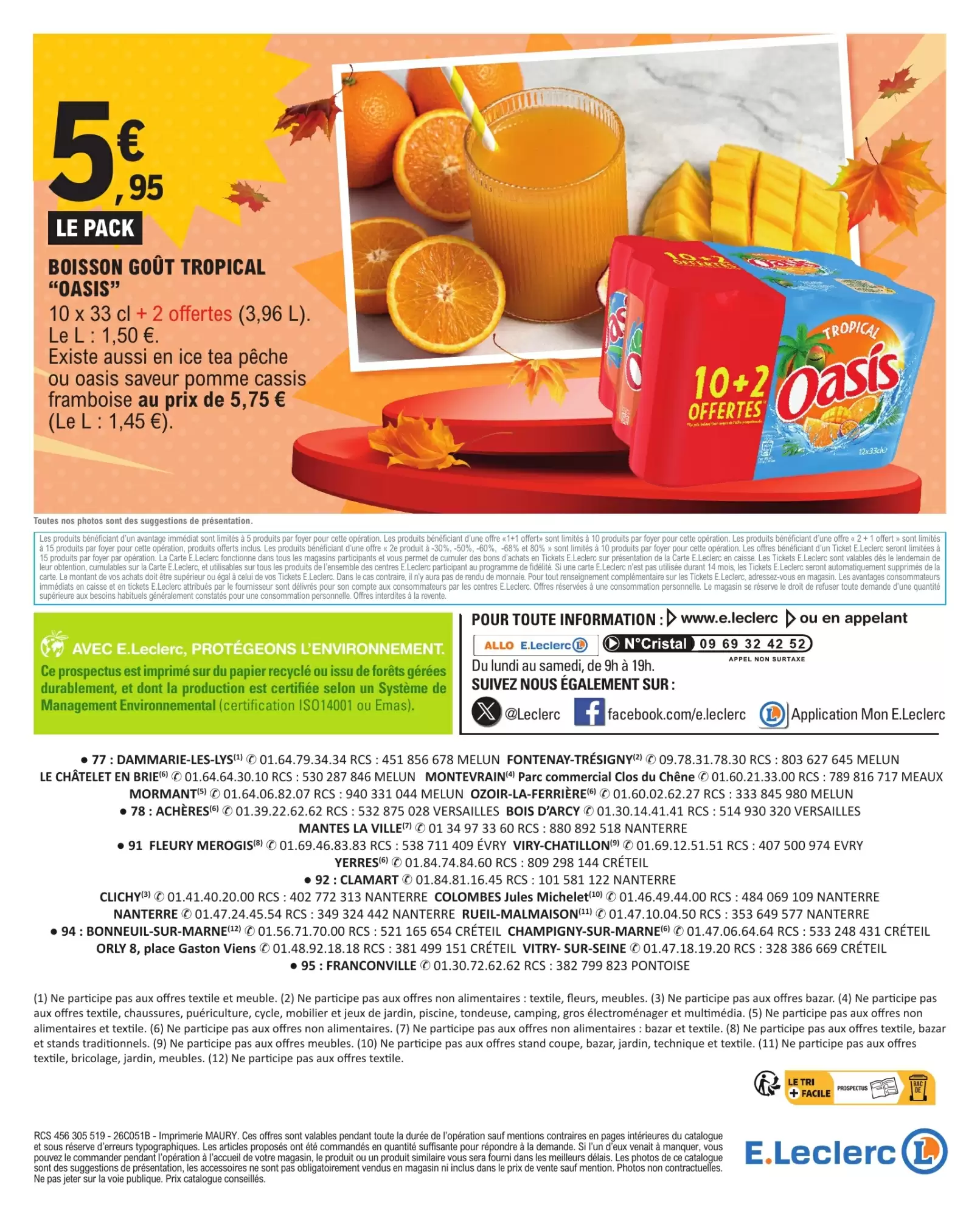 Prospectus promotionnel E.Leclerc valable à partir du 20/10/2026 - Page 32.