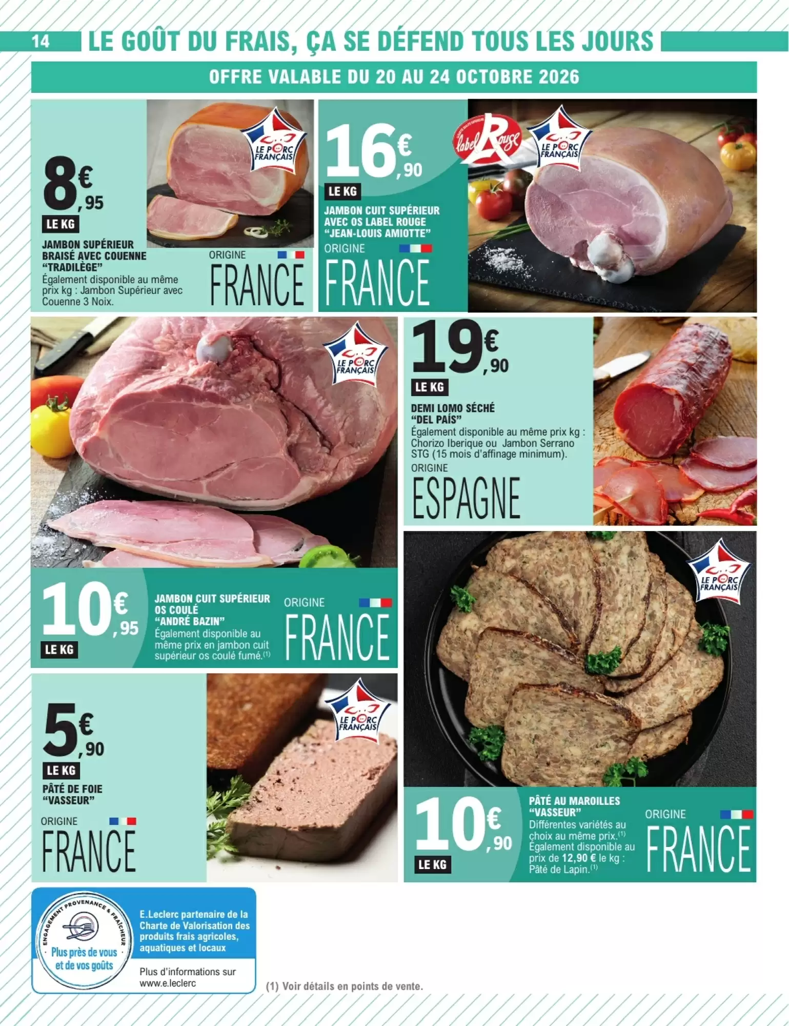 Prospectus promotionnel E.Leclerc valable à partir du 20/10/2026 - Page 14.