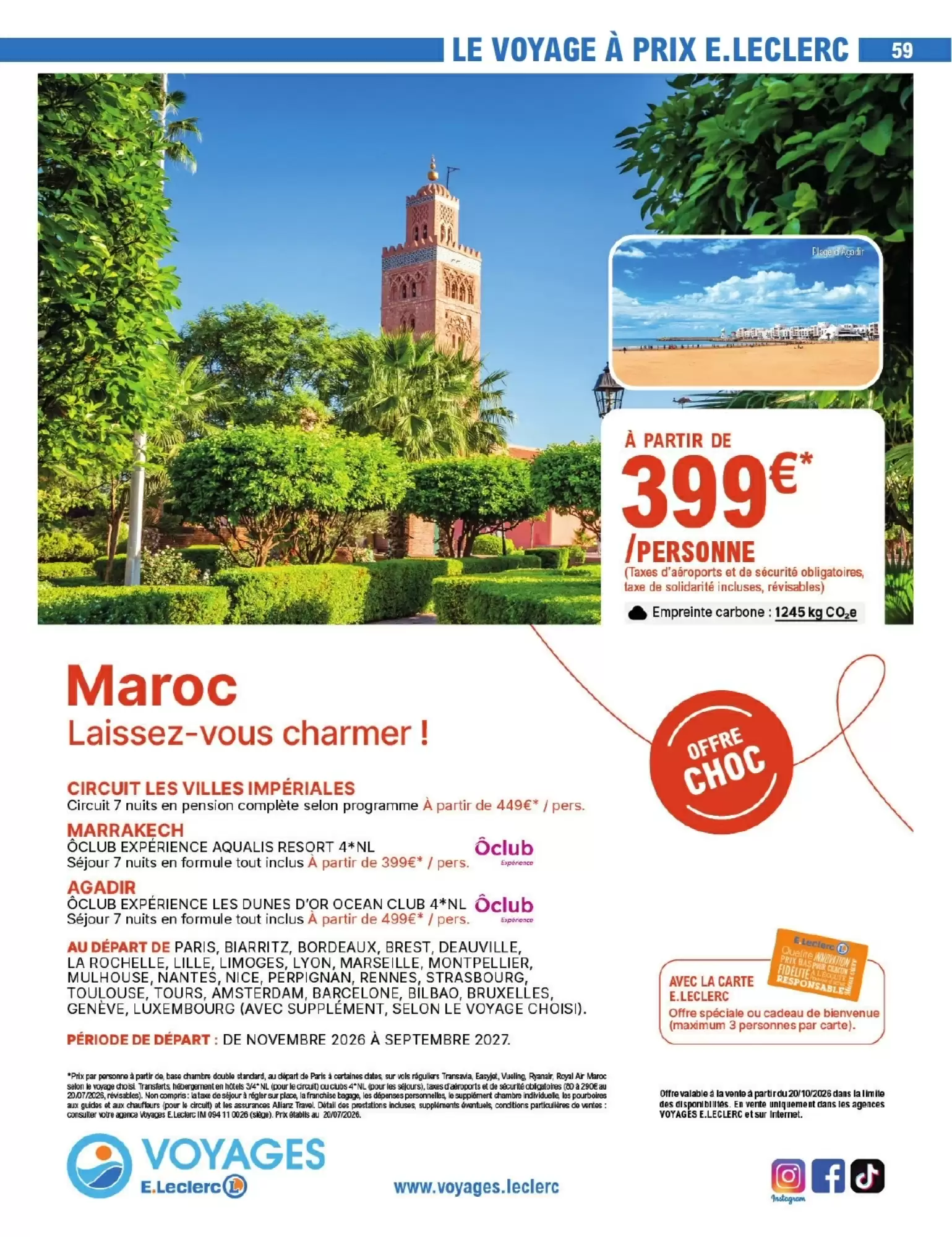 Prospectus promotionnel E.Leclerc valable à partir du 20/10/2026 - Page 59.