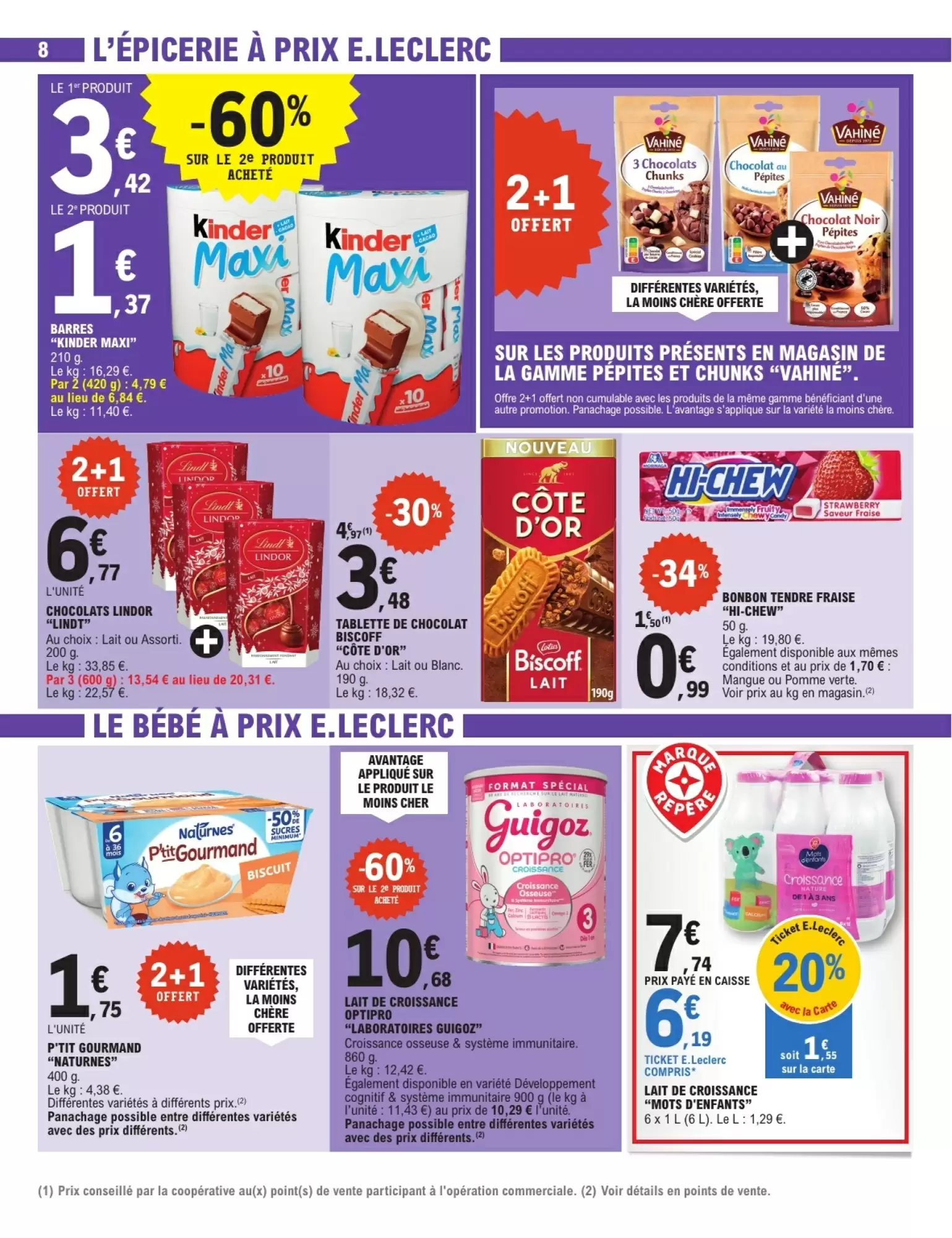Prospectus promotionnel E.Leclerc valable à partir du 20/10/2026 - Page 8.