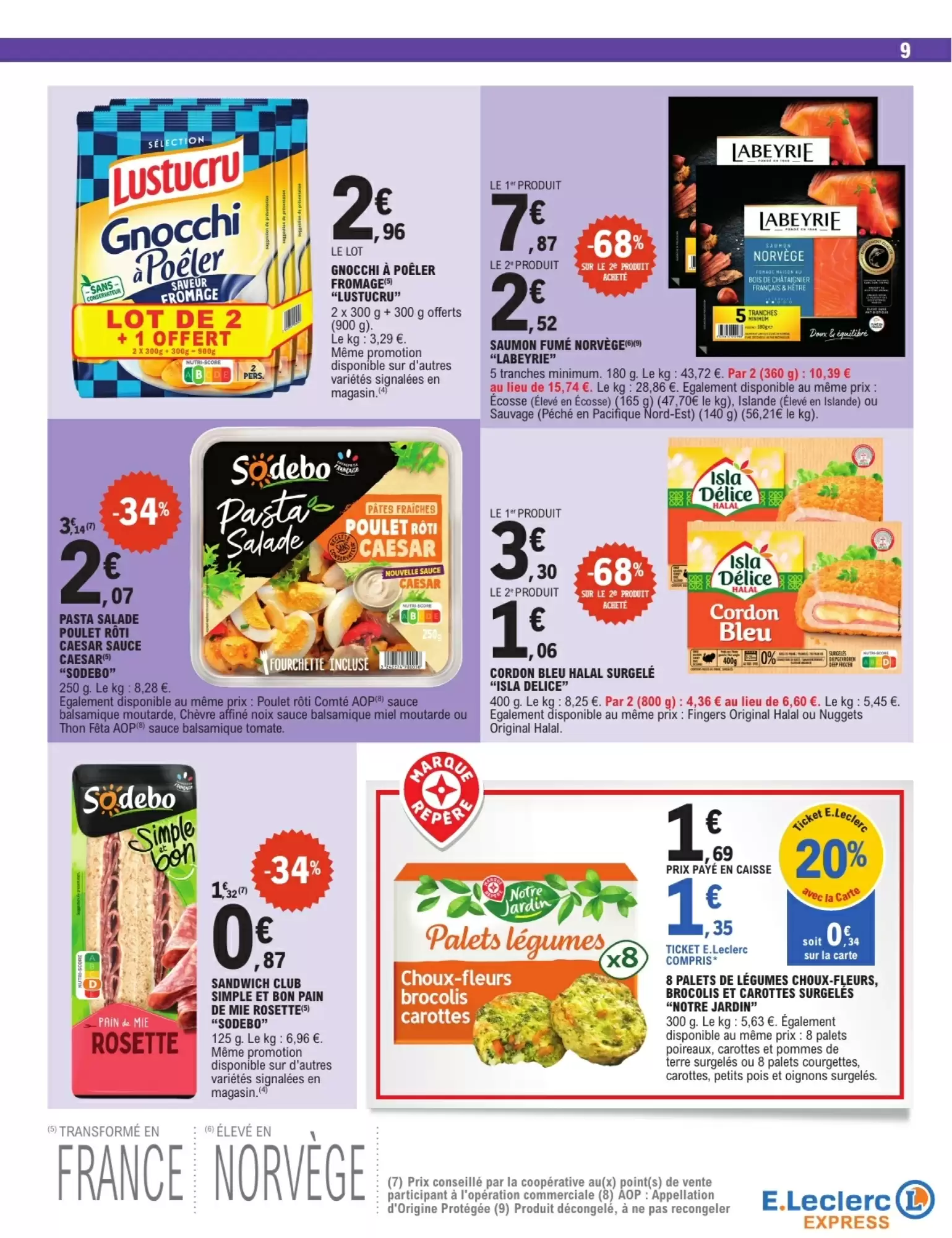 Prospectus promotionnel E.Leclerc Express valable à partir du 20/10/2026 - Page 9.