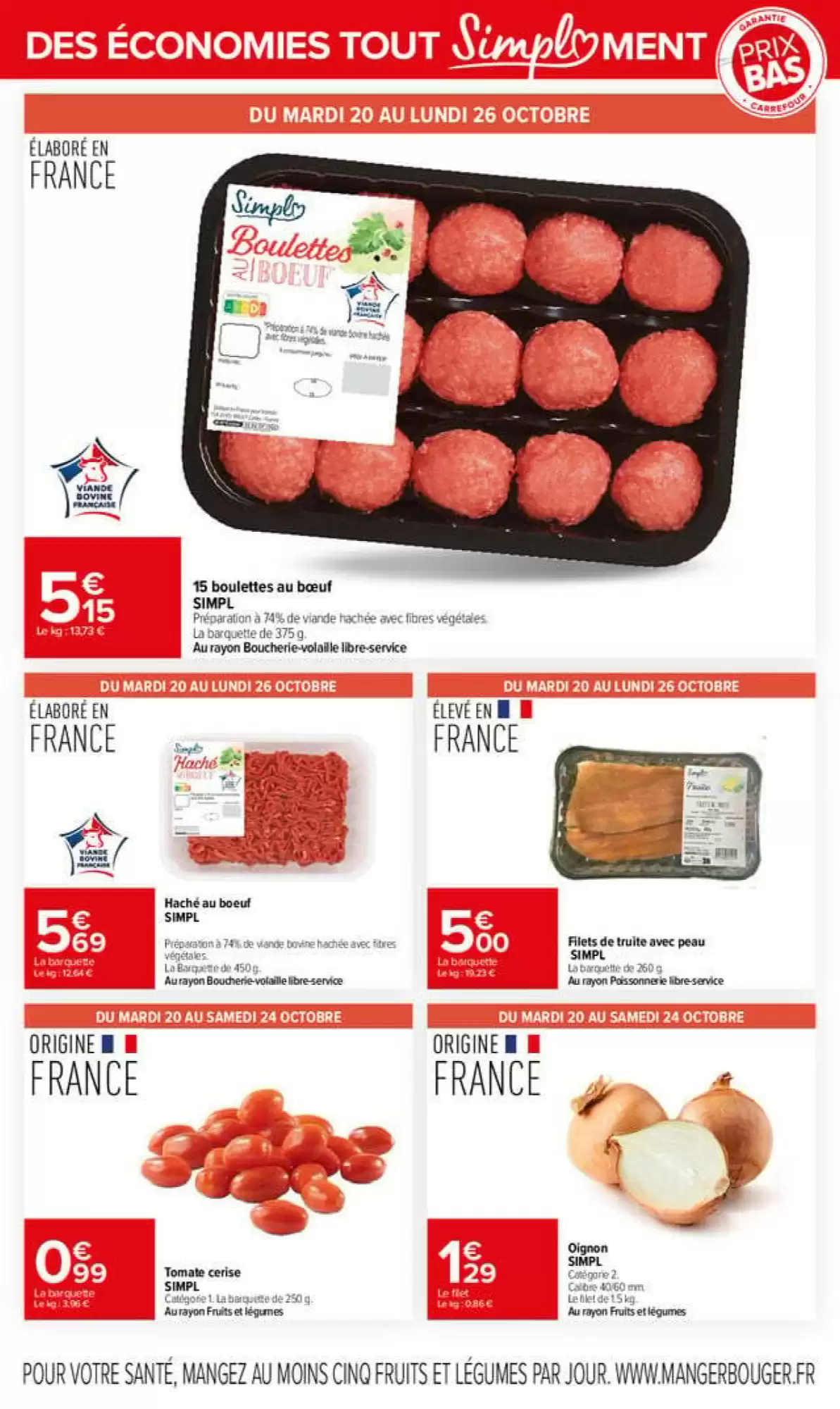 Prospectus promotionnel Carrefour Market valable à partir du 20/10/2026 - Page 2.