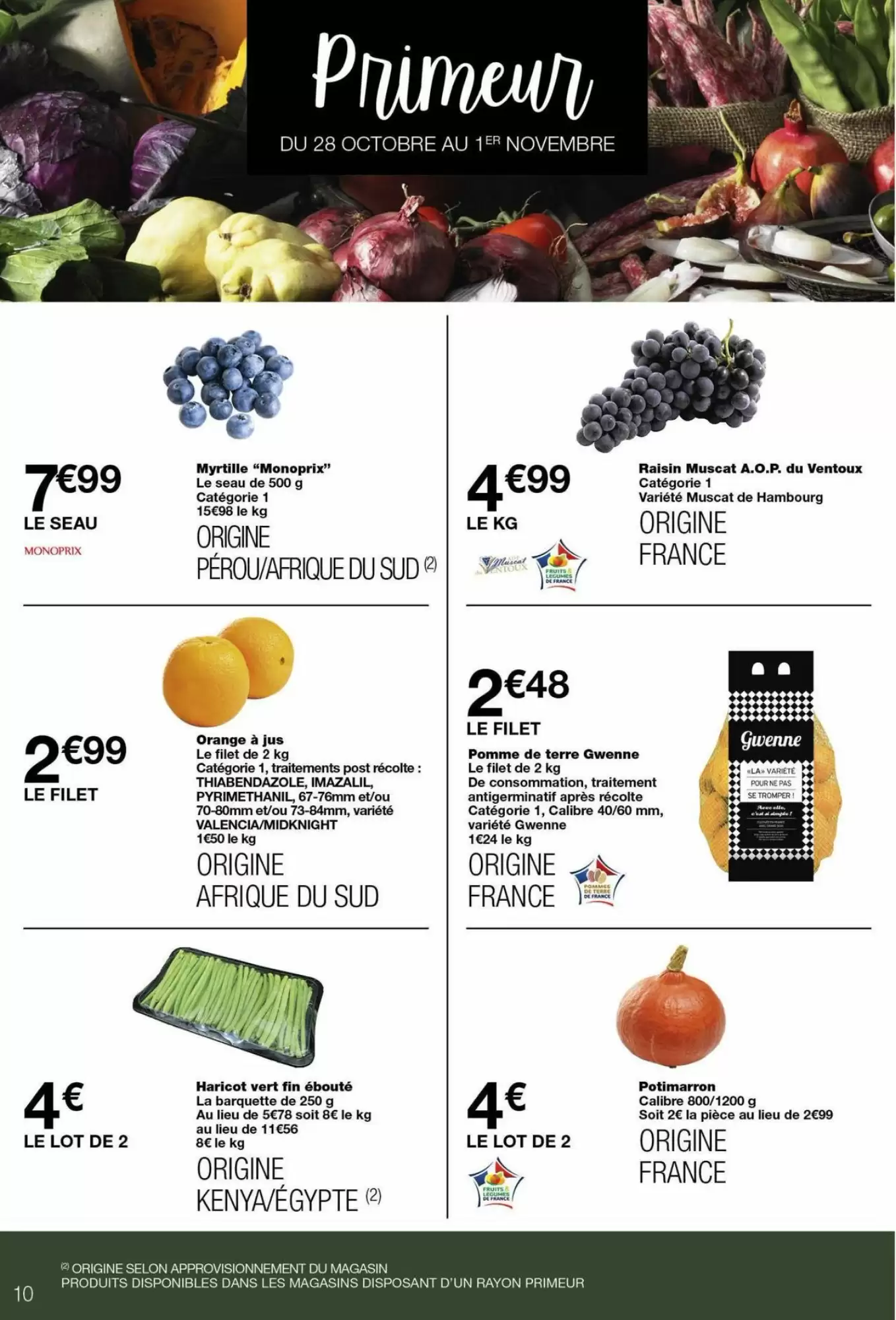 Prospectus promotionnel Monoprix valable à partir du 20/10/2026 - Page 10.