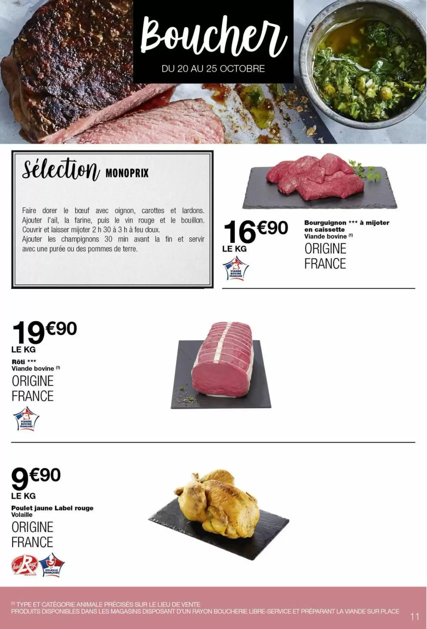 Prospectus promotionnel Monoprix valable à partir du 20/10/2026 - Page 11.