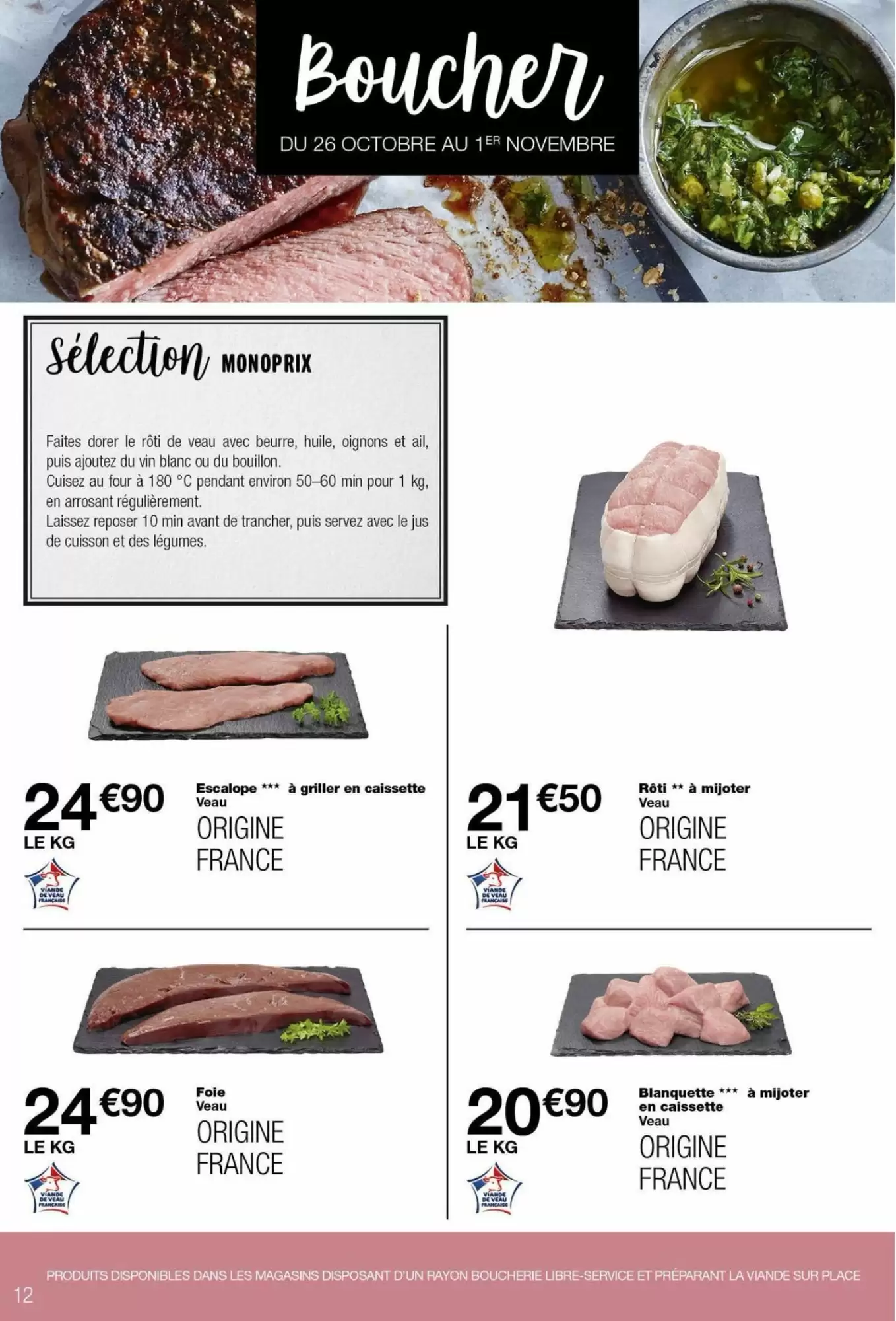 Prospectus promotionnel Monoprix valable à partir du 20/10/2026 - Page 12.