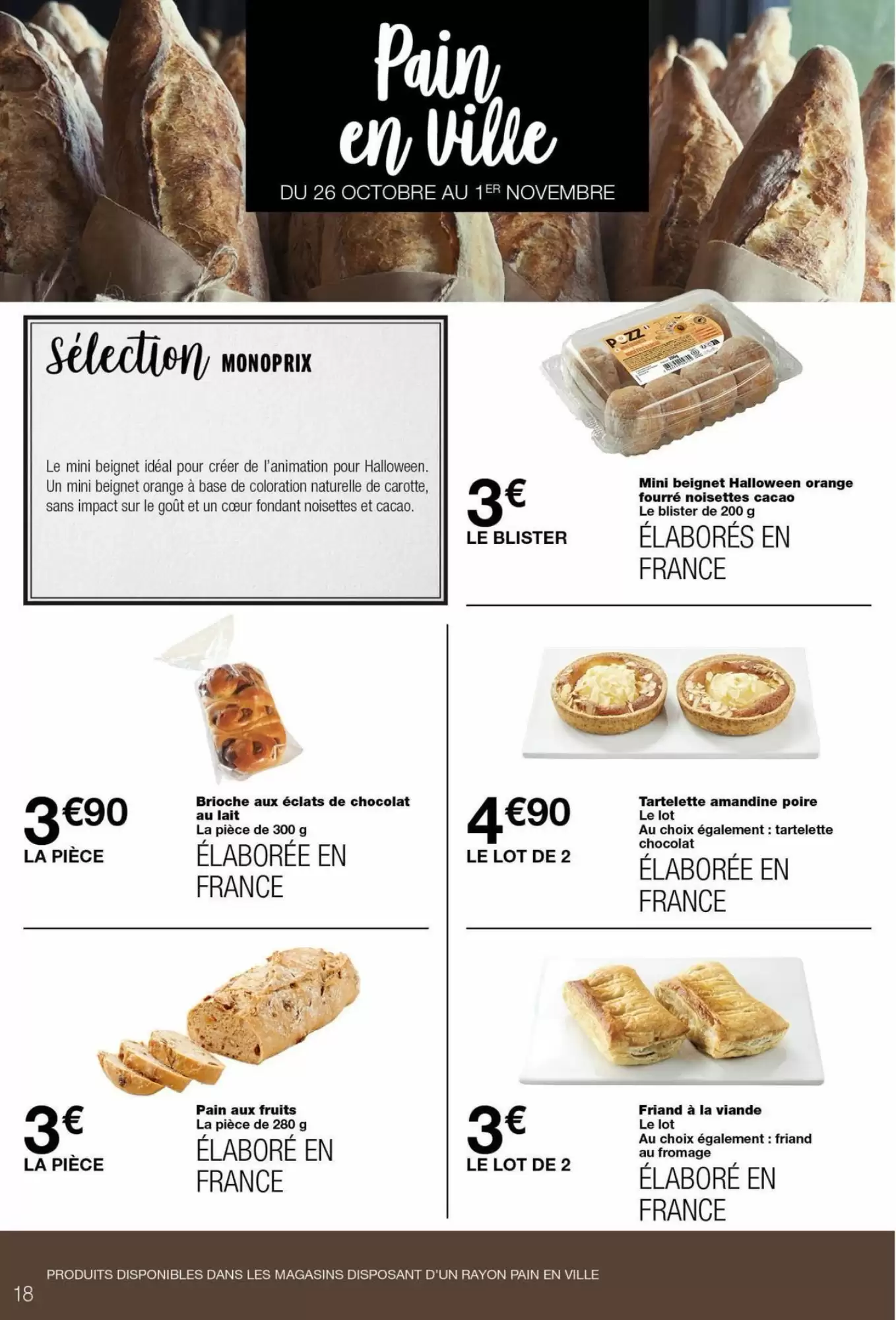 Prospectus promotionnel Monoprix valable à partir du 20/10/2026 - Page 18.