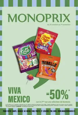 Prospectus promotionnel Monoprix valable à partir du 20/10/2026