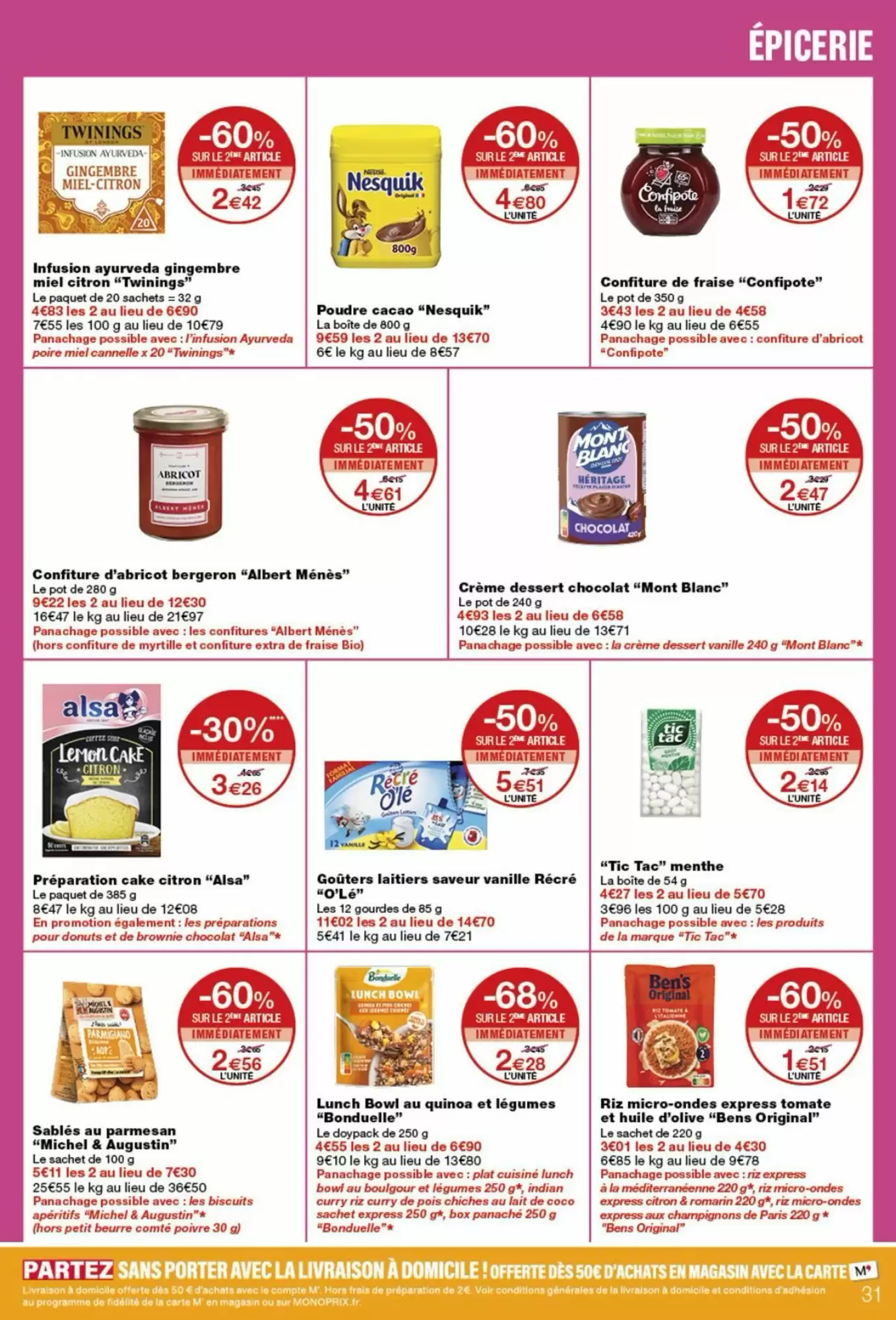 Prospectus promotionnel Monoprix valable à partir du 20/10/2026 - Page 29.