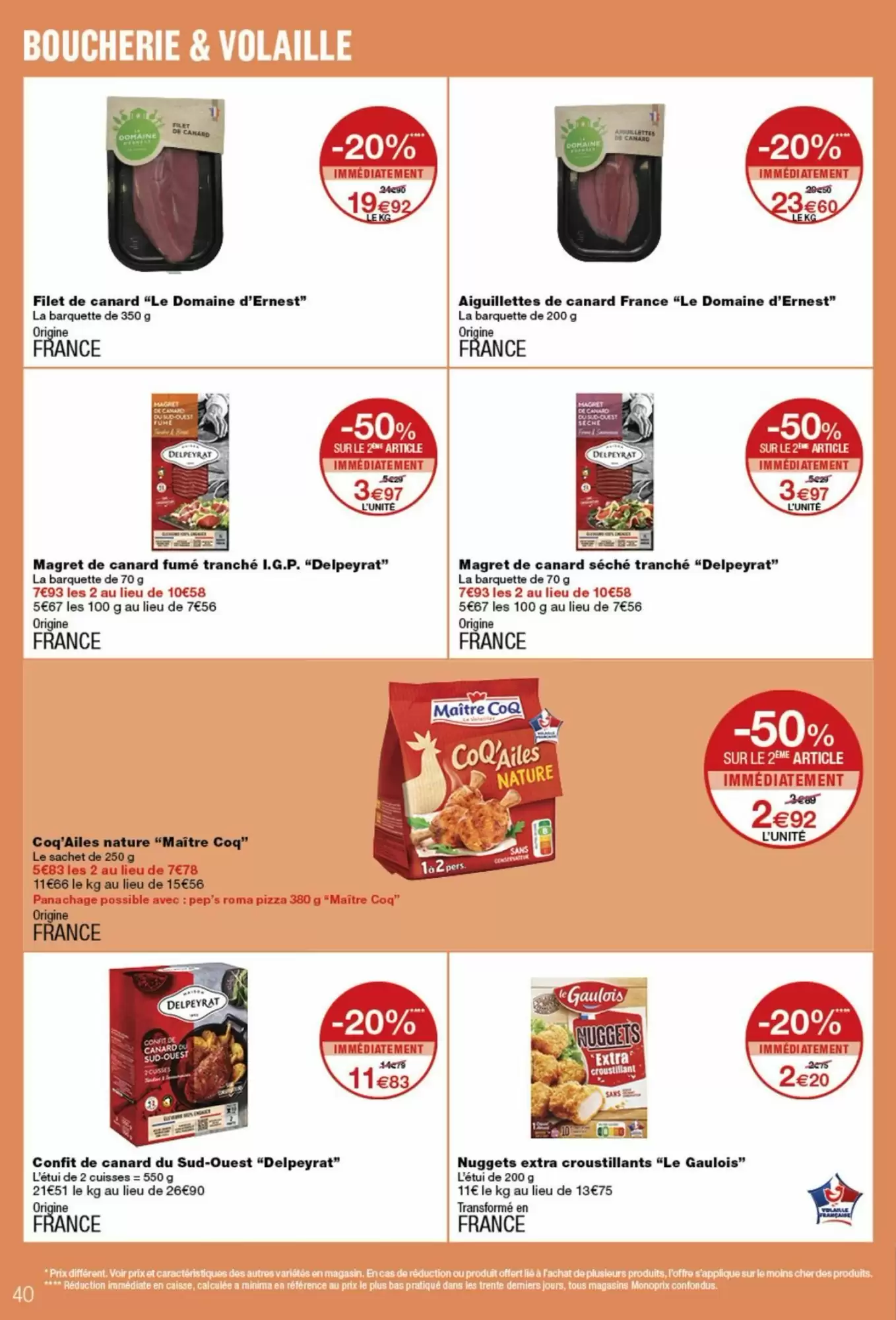 Prospectus promotionnel Monoprix valable à partir du 20/10/2026 - Page 38.