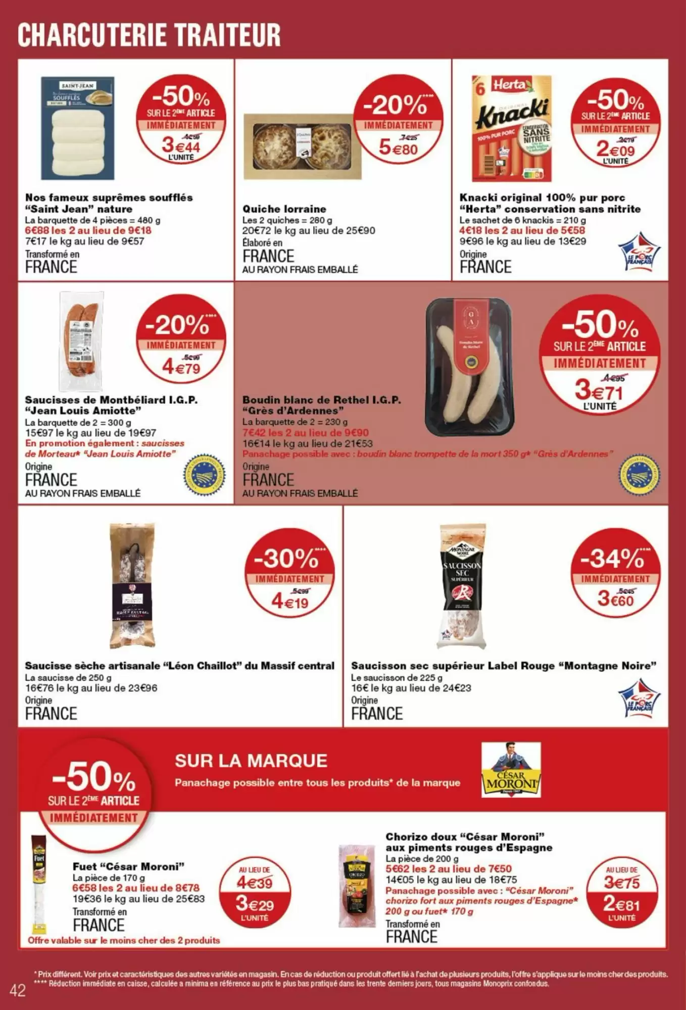 Prospectus promotionnel Monoprix valable à partir du 20/10/2026 - Page 40.
