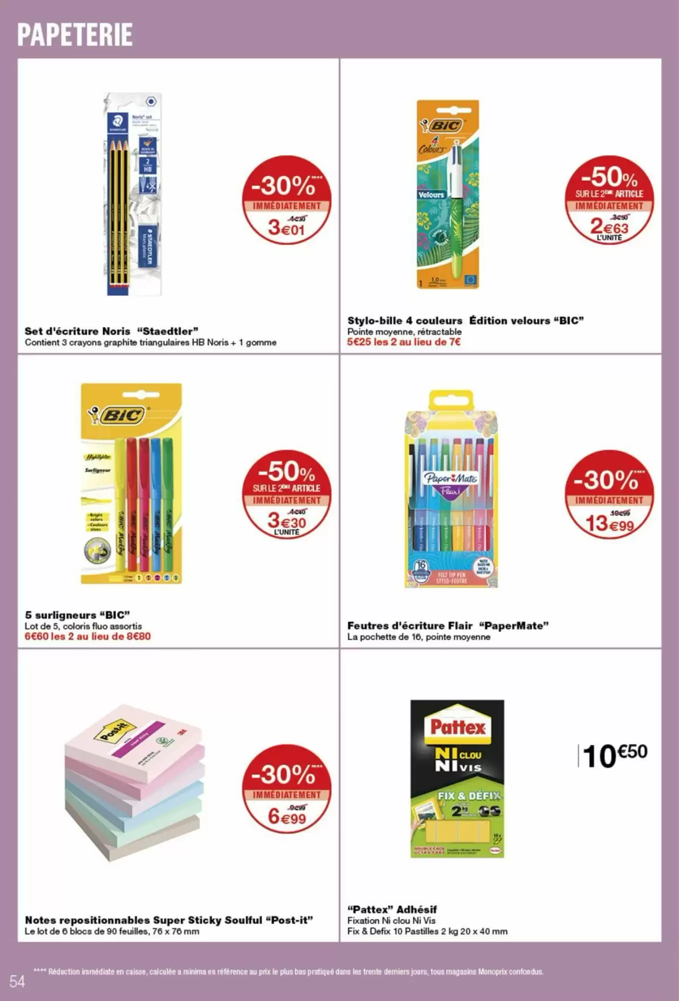 Prospectus promotionnel Monoprix valable à partir du 20/10/2026 - Page 52.