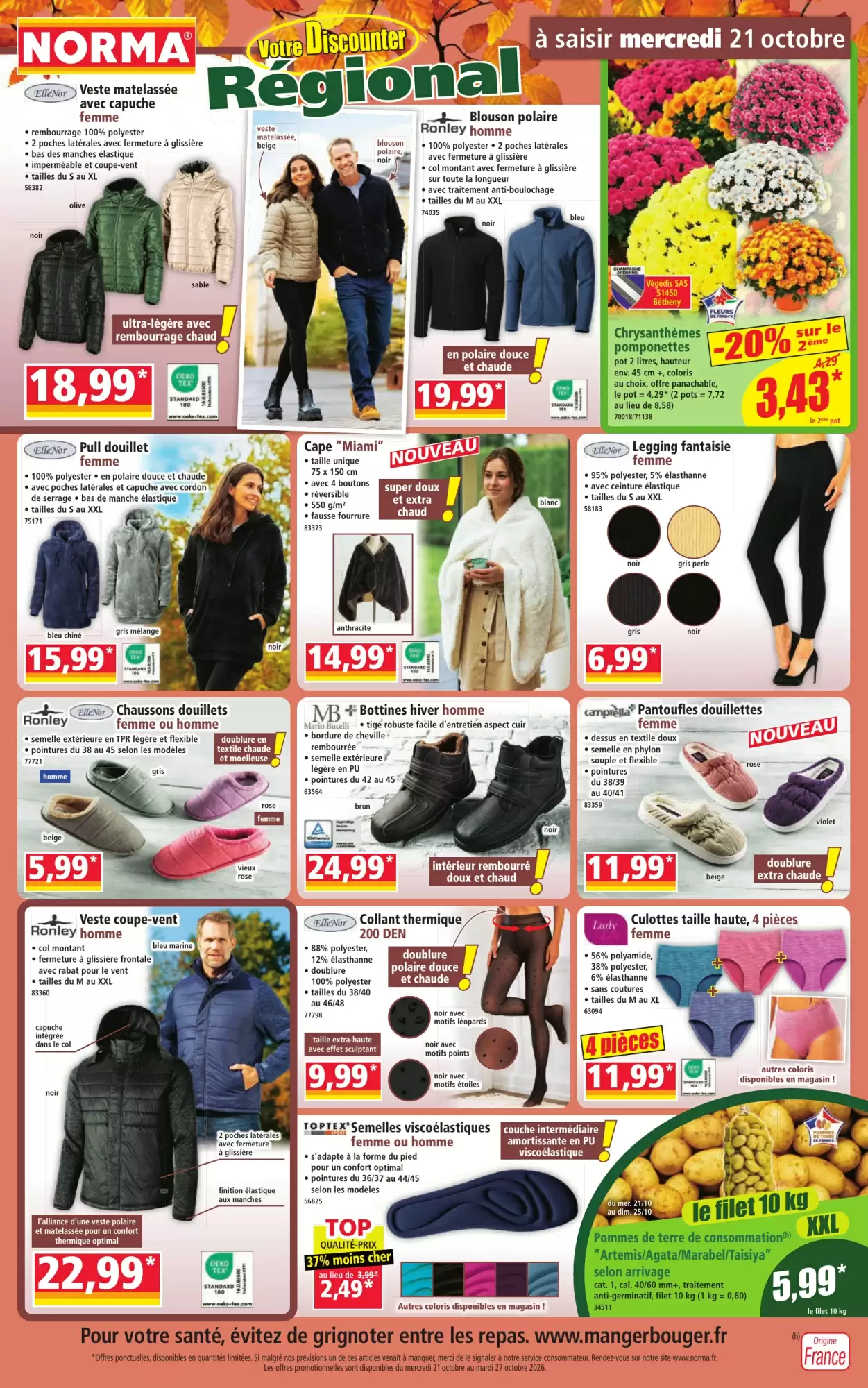 Prospectus promotionnel Norma valable à partir du 21/10/2026 - Page 1.