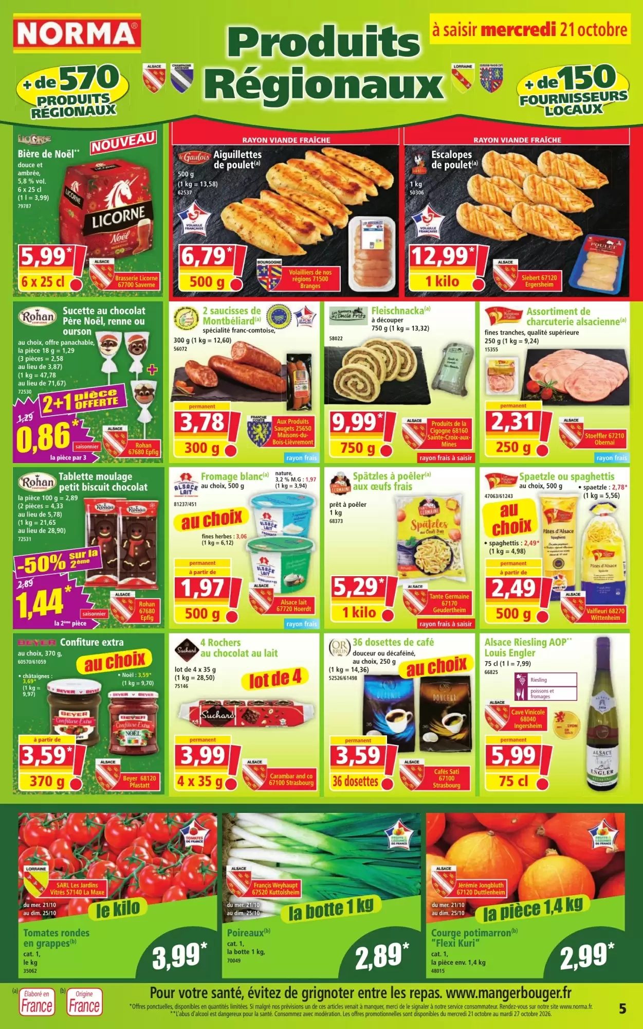 Prospectus promotionnel Norma valable à partir du 21/10/2026 - Page 5.