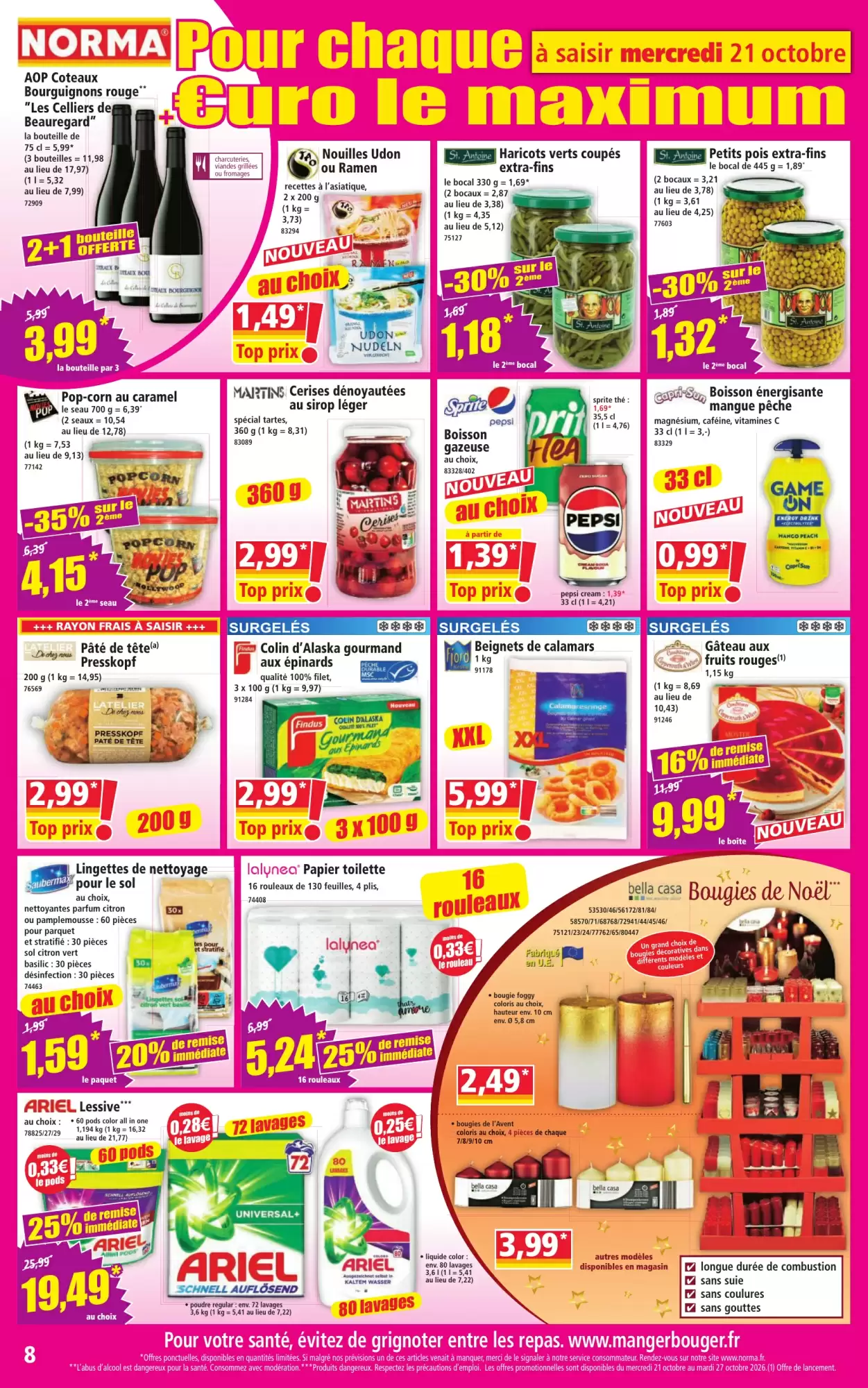 Prospectus promotionnel Norma valable à partir du 21/10/2026 - Page 8.