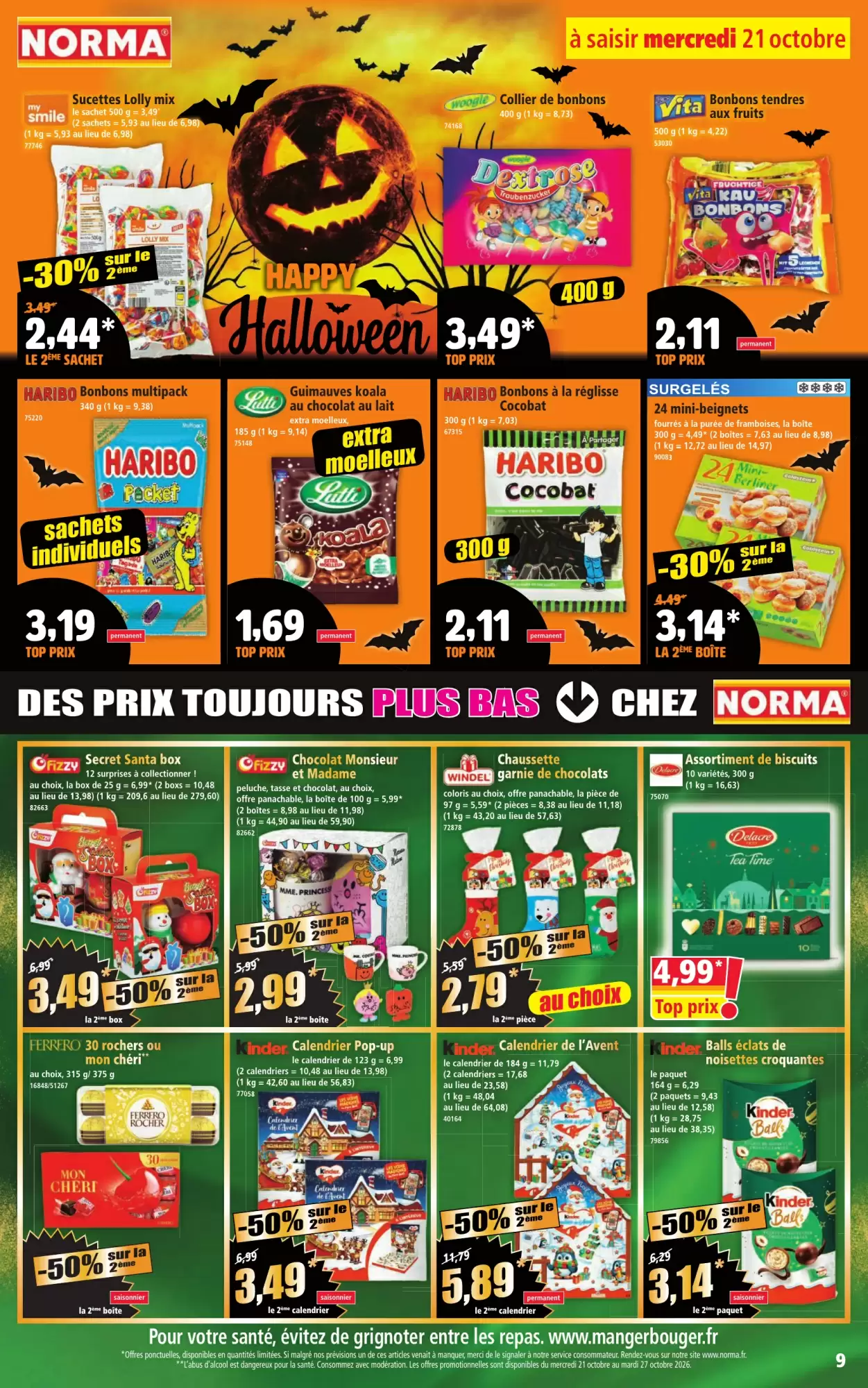 Prospectus promotionnel Norma valable à partir du 21/10/2026 - Page 9.