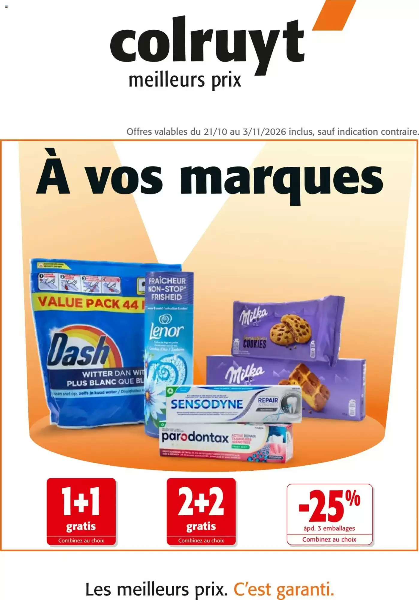 Prospectus promotionnel Colruyt valable à partir du 21/10/2026 - Page 1.