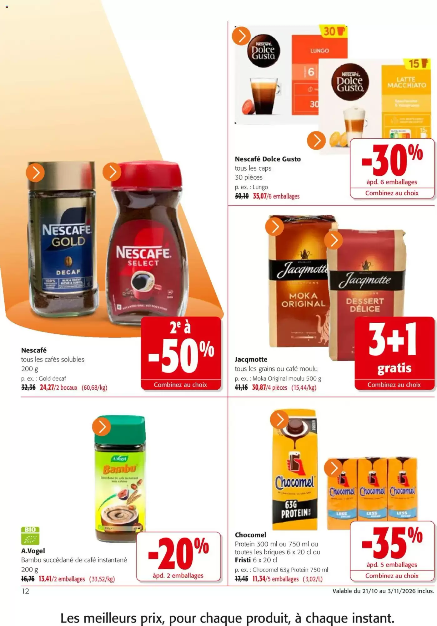 Prospectus promotionnel Colruyt valable à partir du 21/10/2026 - Page 12.