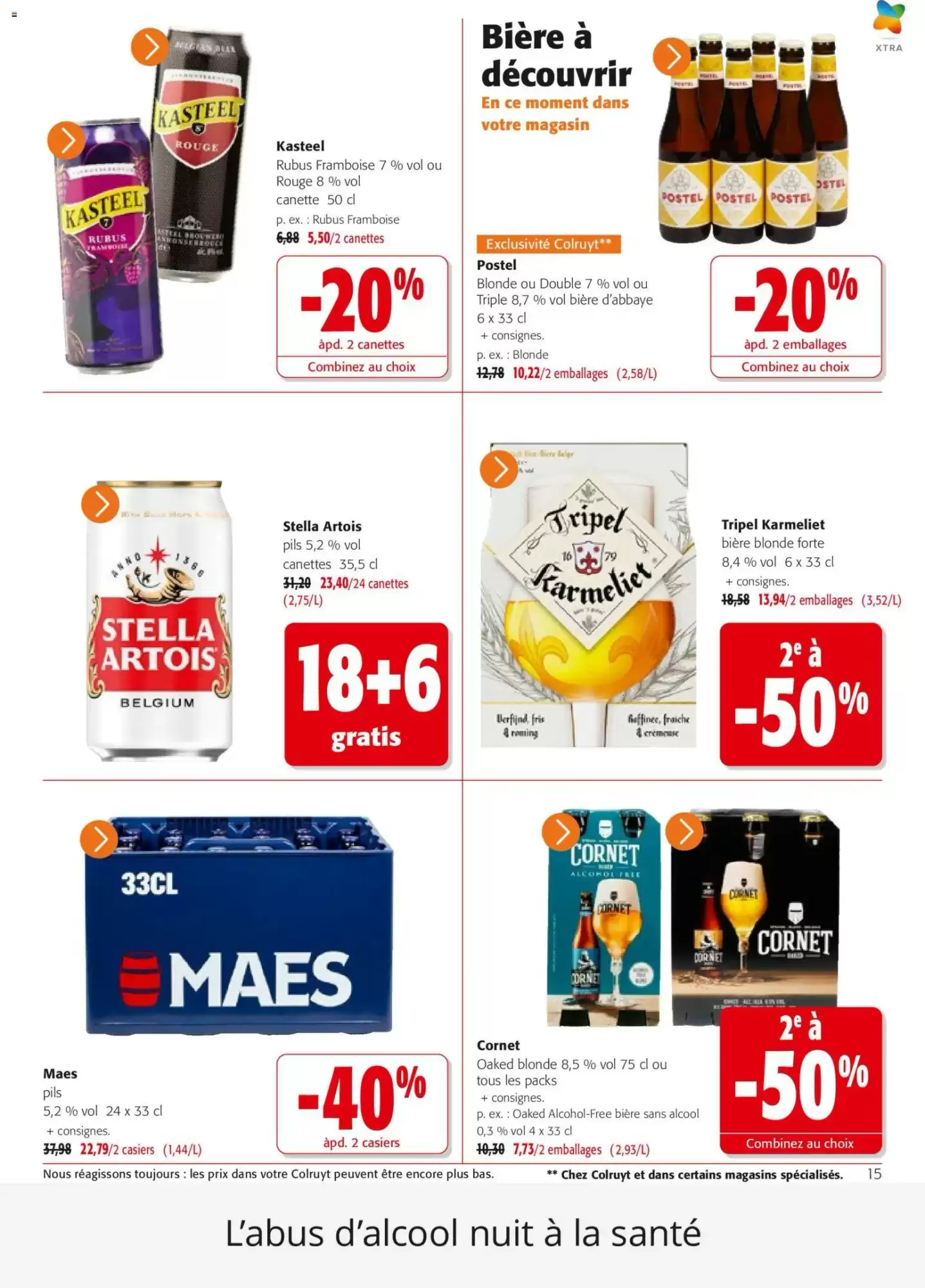 Prospectus promotionnel Colruyt valable à partir du 21/10/2026 - Page 15.