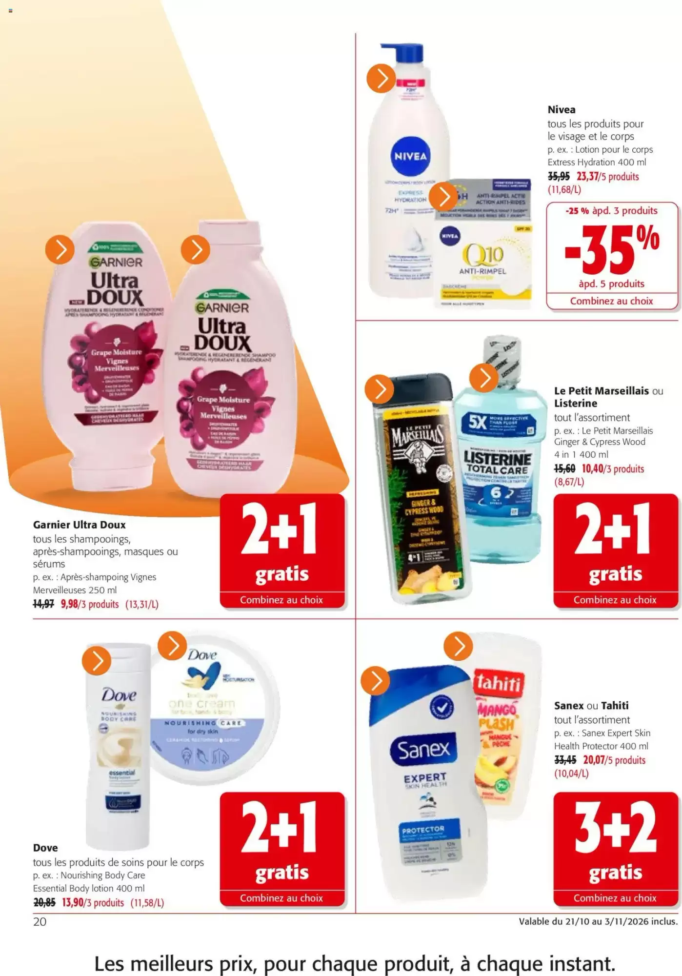 Prospectus promotionnel Colruyt valable à partir du 21/10/2026 - Page 20.