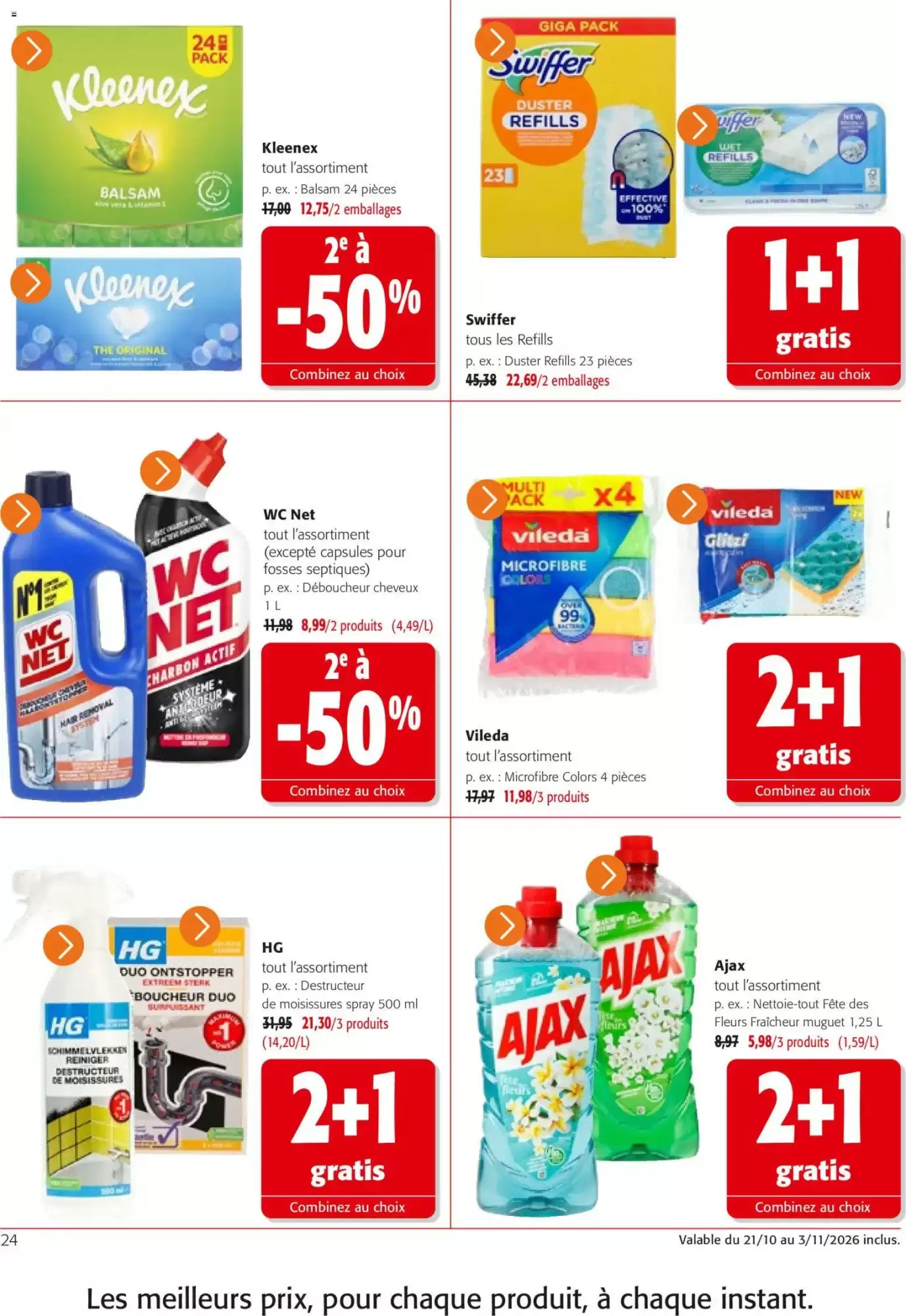 Prospectus promotionnel Colruyt valable à partir du 21/10/2026 - Page 24.