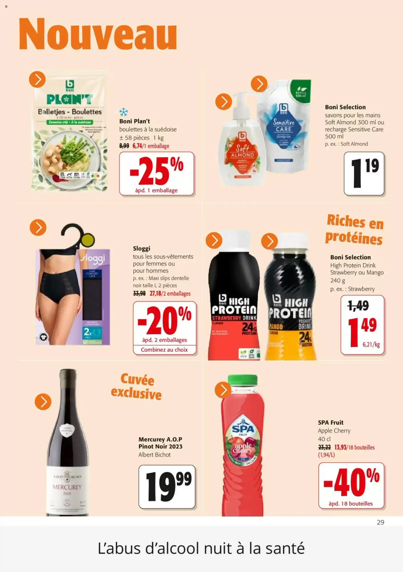 Prospectus promotionnel Colruyt valable à partir du 21/10/2026 - Page 29.