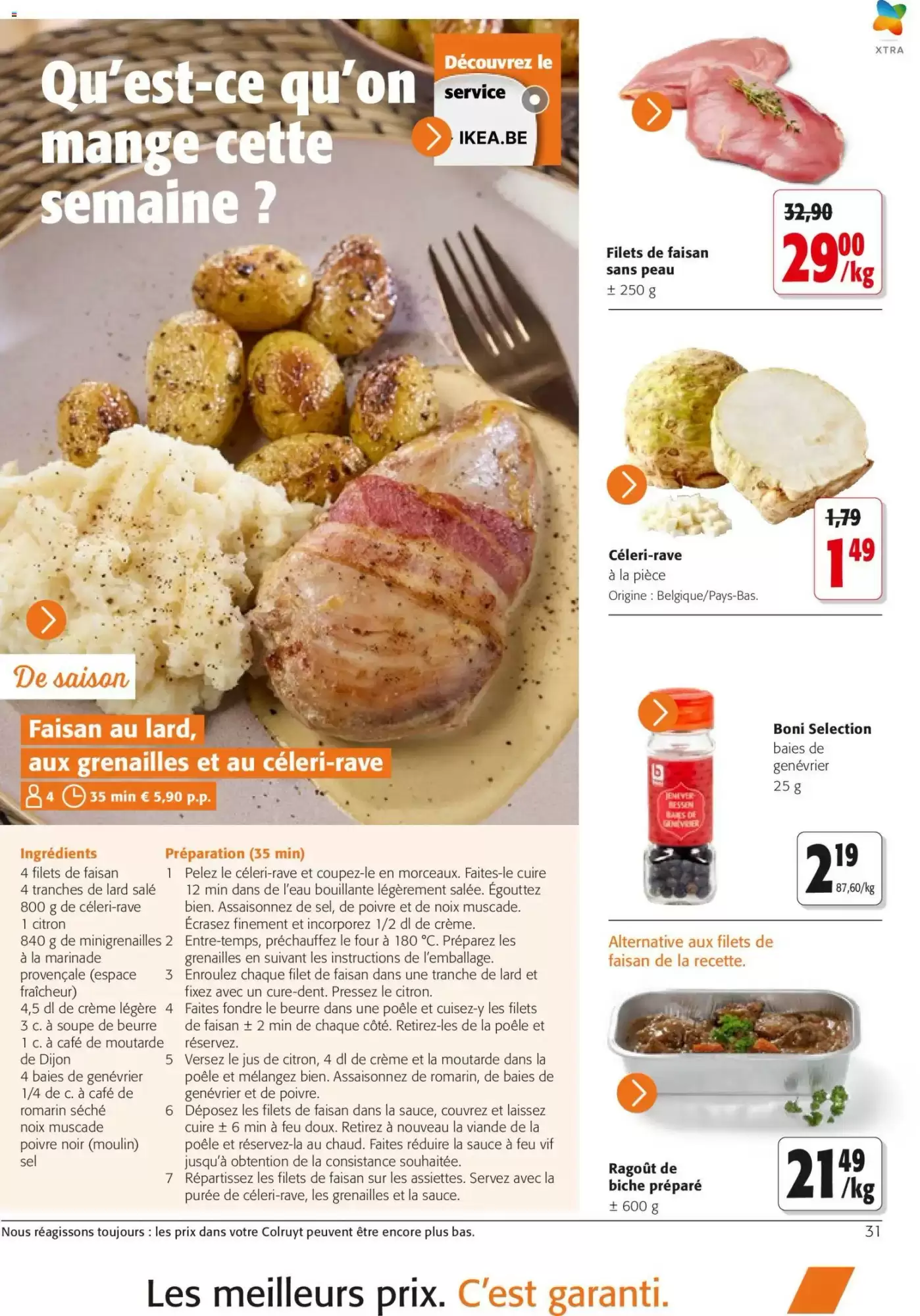 Prospectus promotionnel Colruyt valable à partir du 21/10/2026 - Page 31.