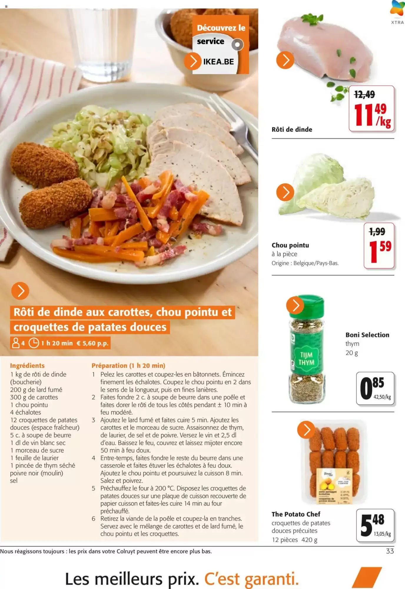 Prospectus promotionnel Colruyt valable à partir du 21/10/2026 - Page 33.