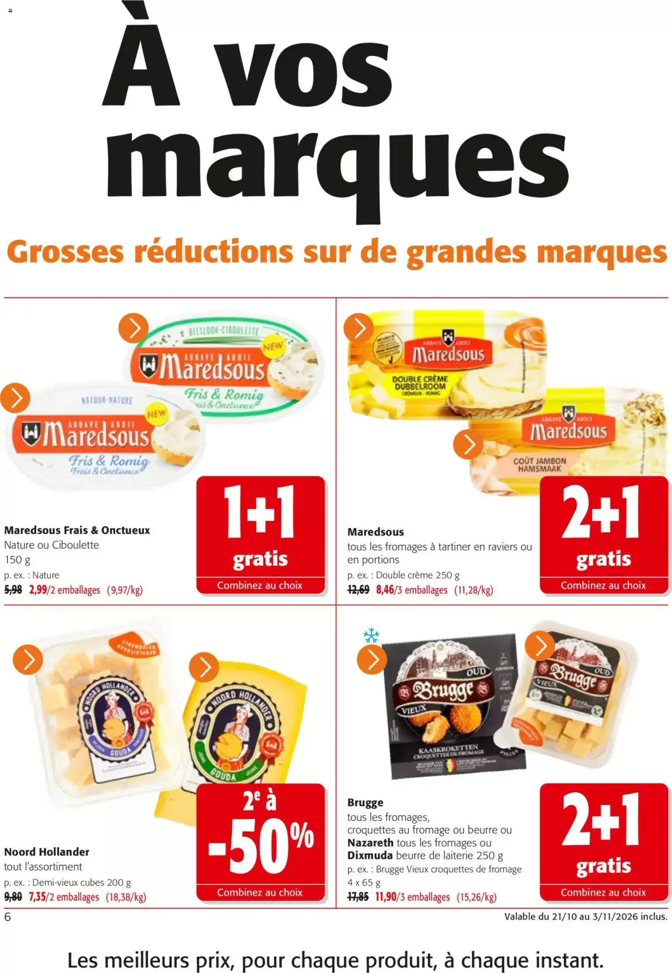 Prospectus promotionnel Colruyt valable à partir du 21/10/2026 - Page 6.