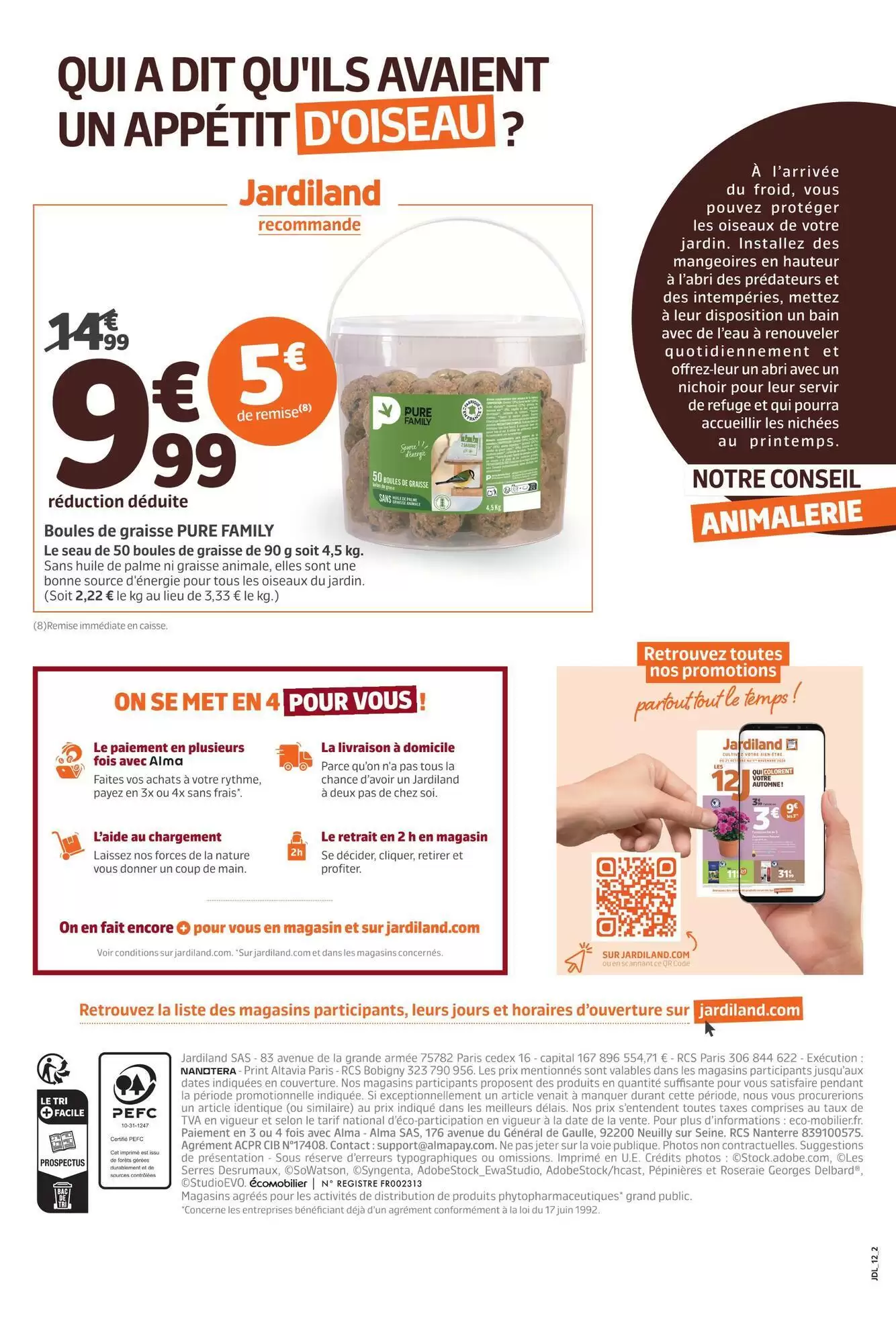 Prospectus promotionnel Jardiland valable à partir du 21/10/2026 - Page 12.