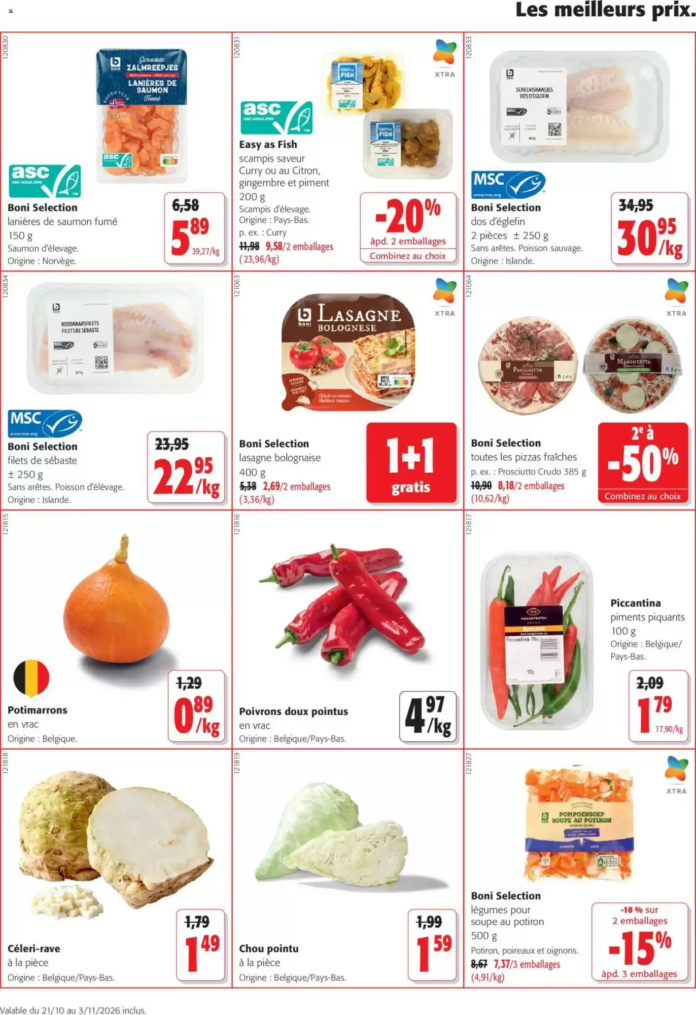 Prospectus promotionnel Colruyt valable à partir du 21/10/2026 - Page 10.
