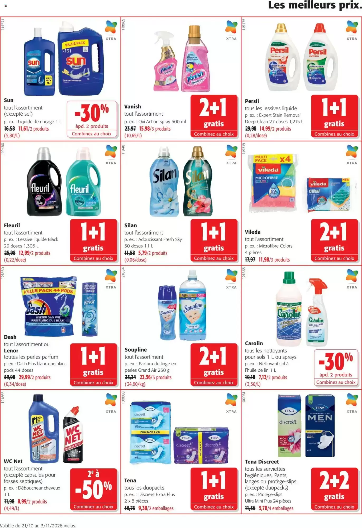 Prospectus promotionnel Colruyt valable à partir du 21/10/2026 - Page 14.