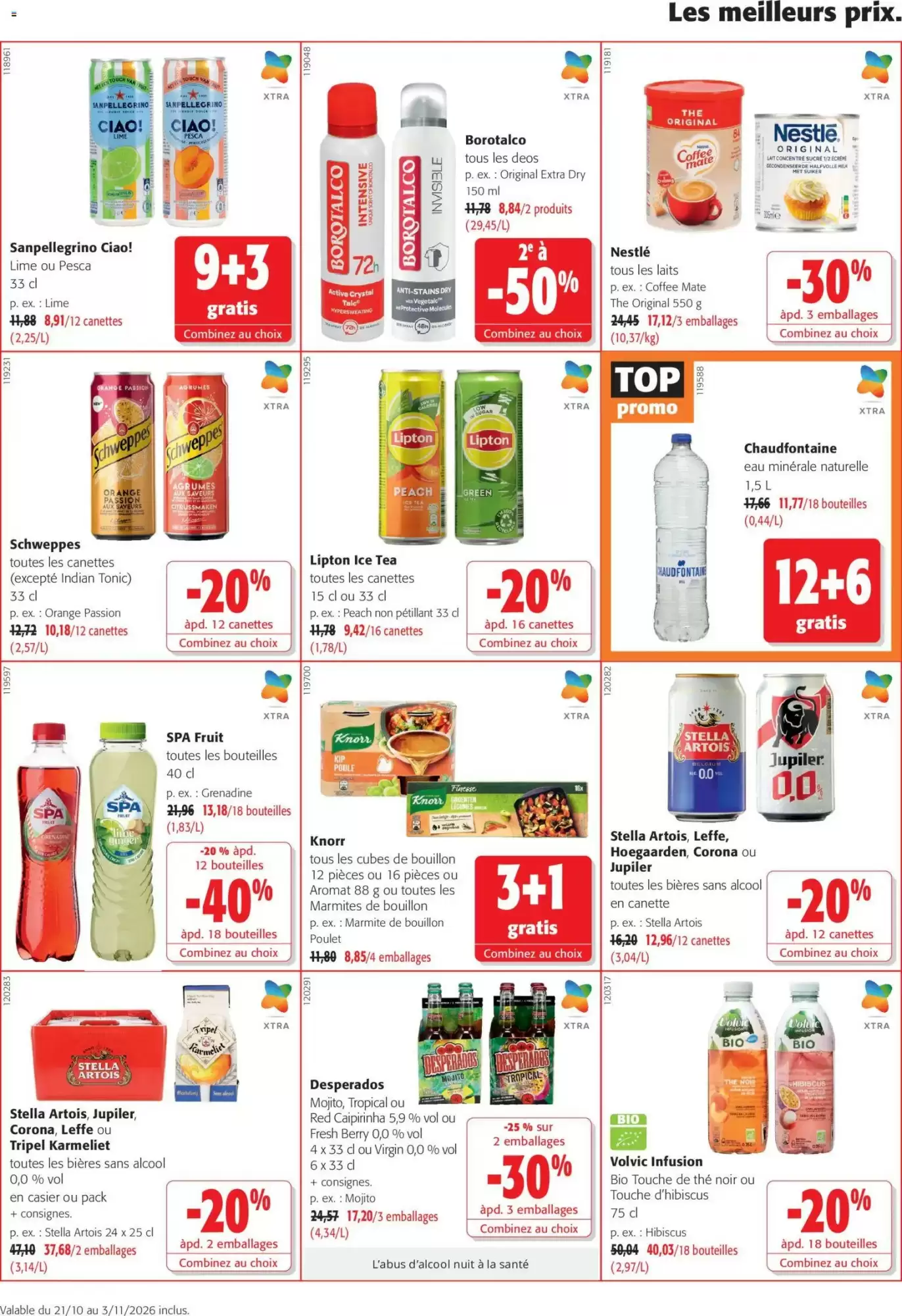 Prospectus promotionnel Colruyt valable à partir du 21/10/2026 - Page 18.