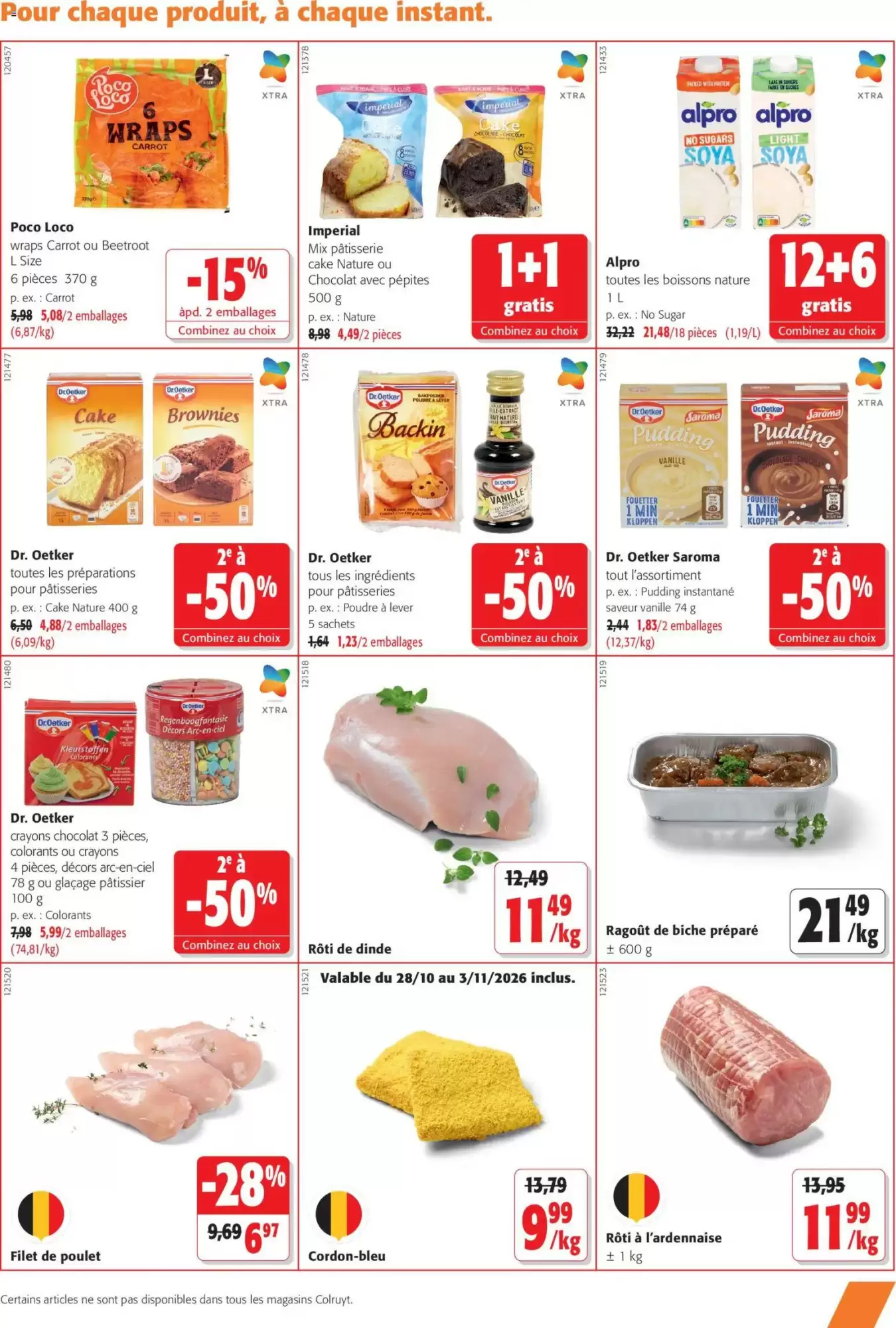 Prospectus promotionnel Colruyt valable à partir du 21/10/2026 - Page 19.
