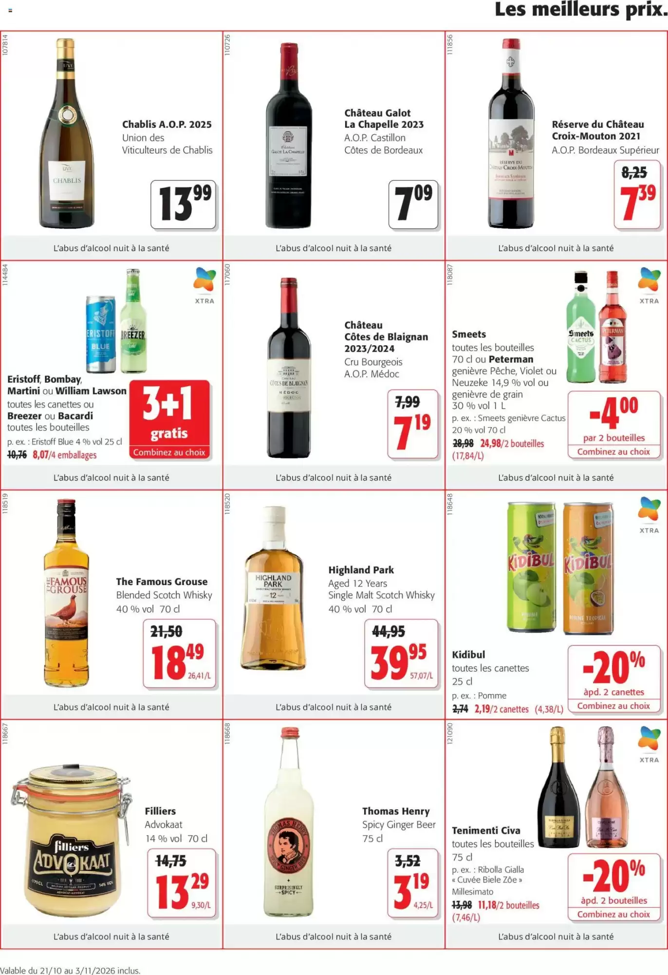 Prospectus promotionnel Colruyt valable à partir du 21/10/2026 - Page 2.