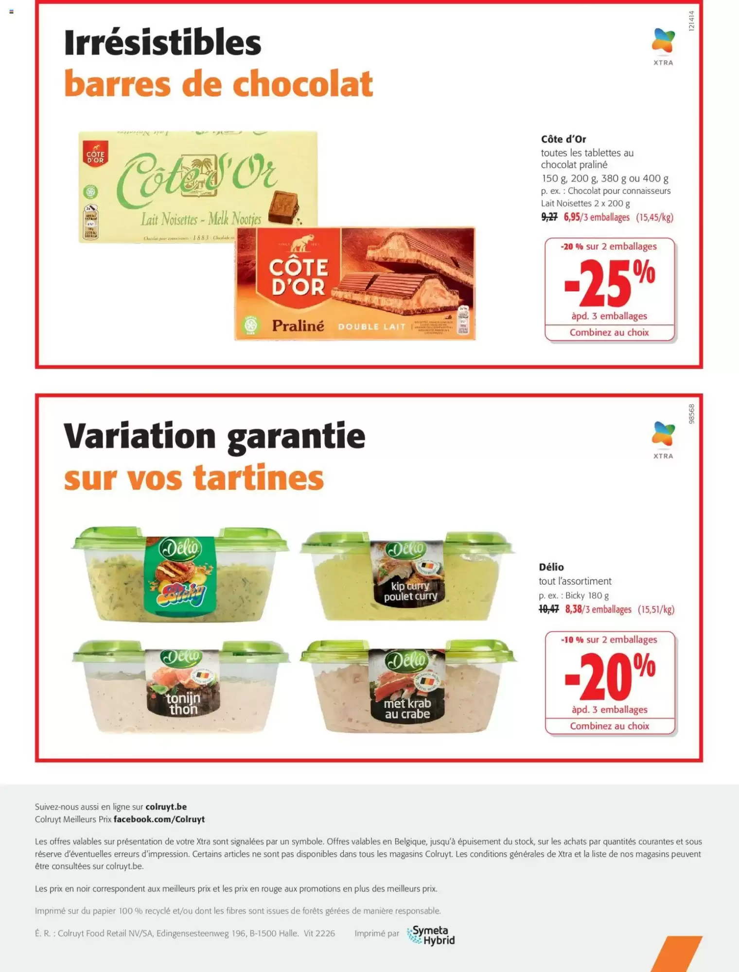 Prospectus promotionnel Colruyt valable à partir du 21/10/2026 - Page 21.
