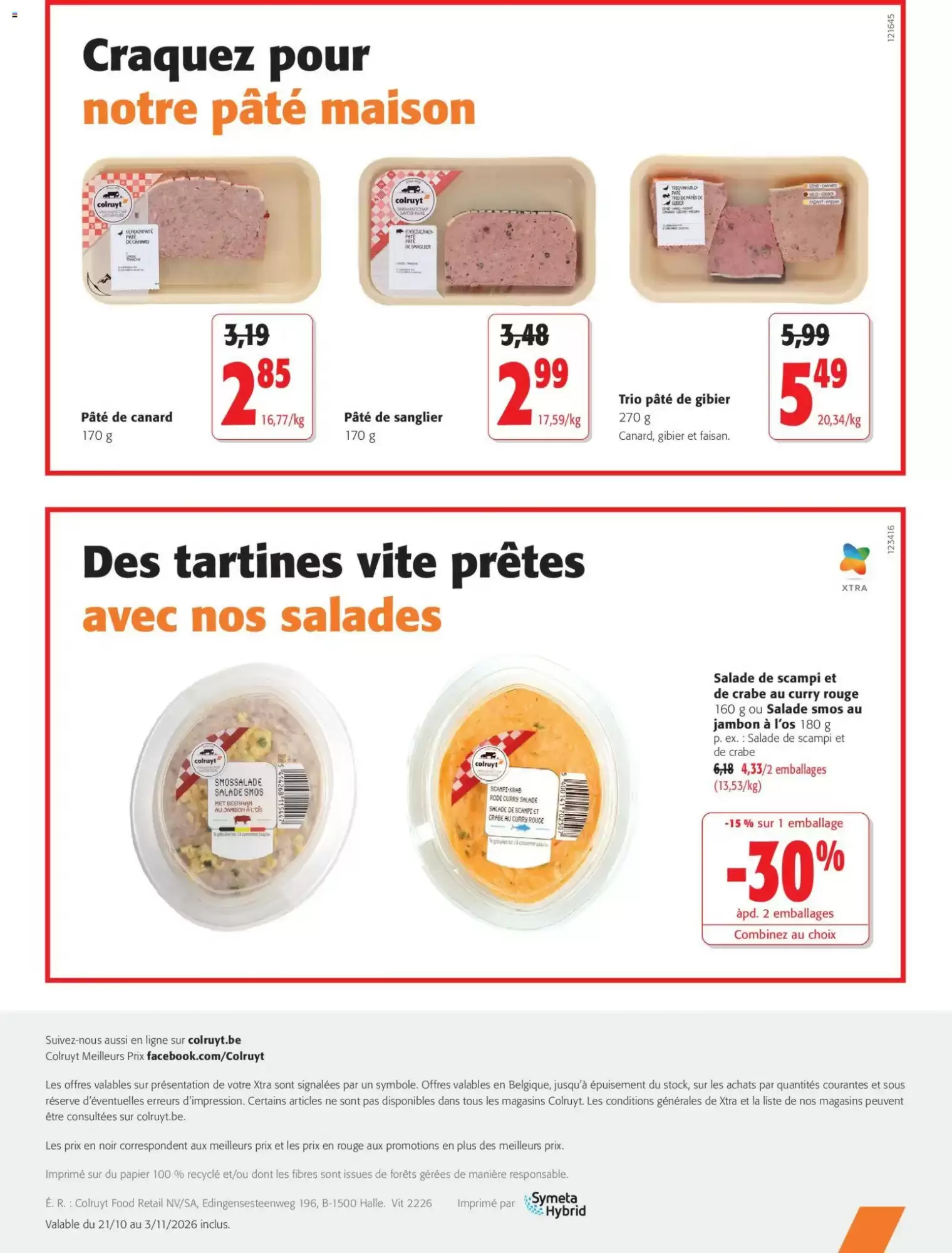 Prospectus promotionnel Colruyt valable à partir du 21/10/2026 - Page 24.