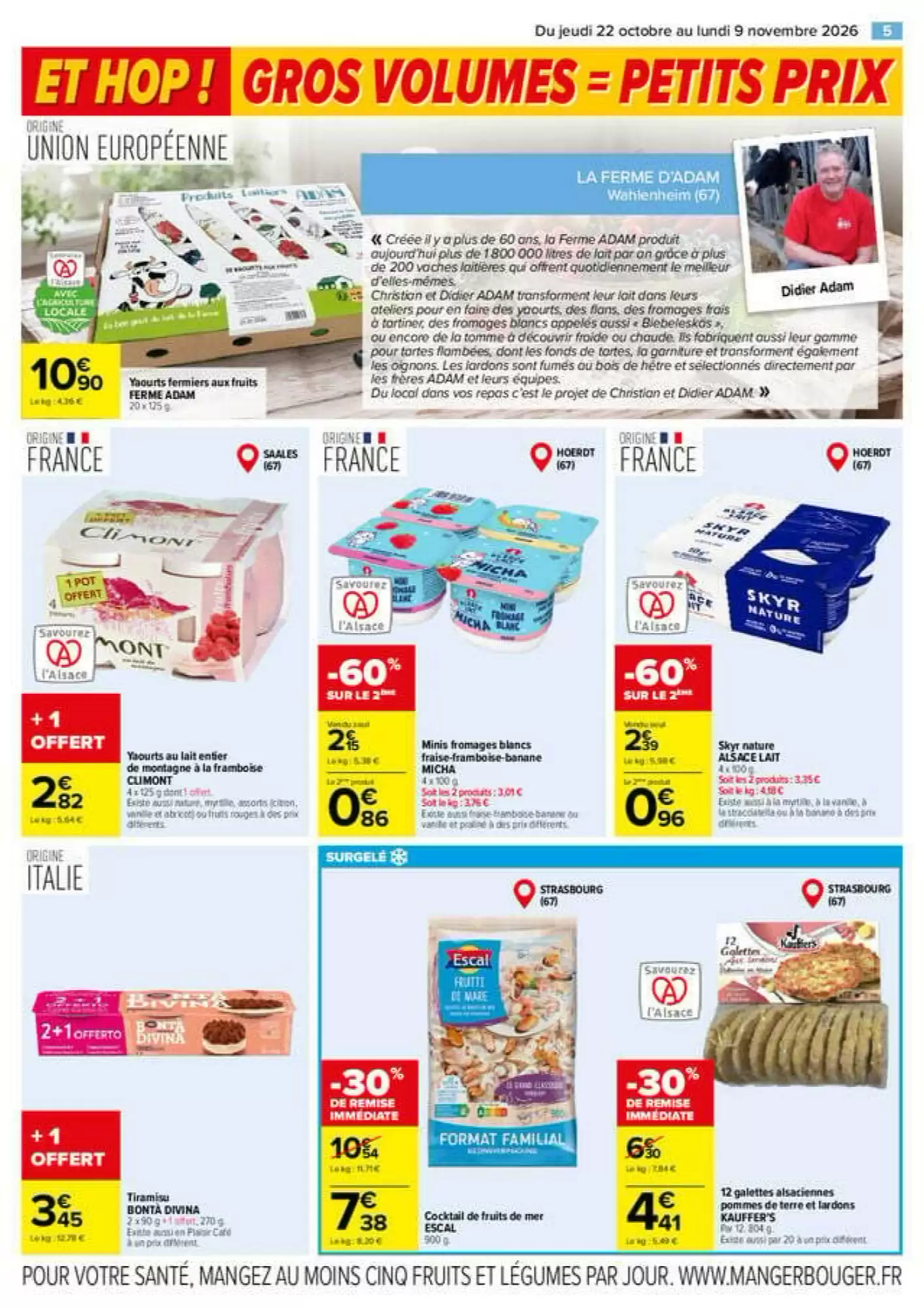 Prospectus promotionnel Carrefour valable à partir du 22/10/2026 - Page 5.