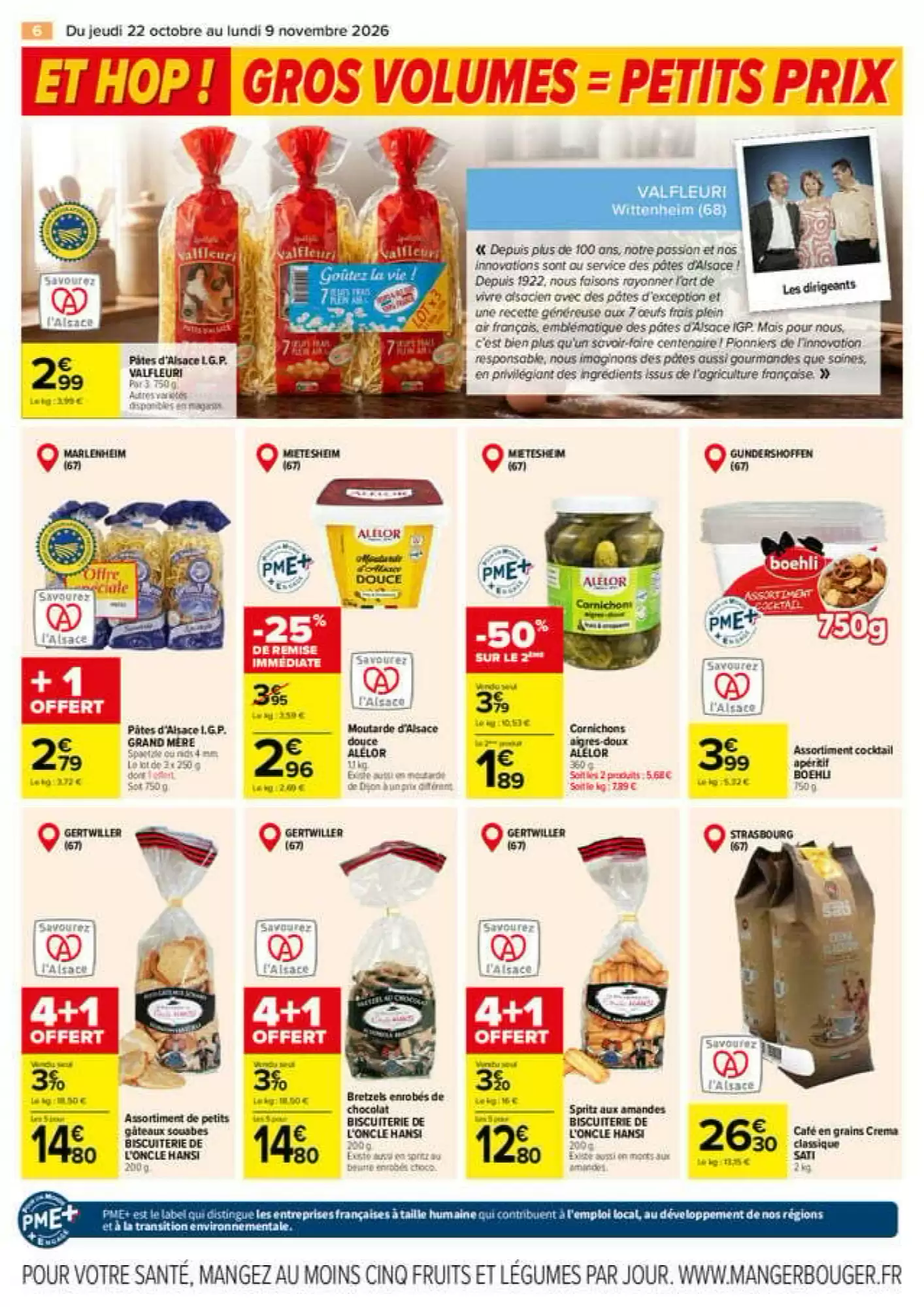 Prospectus promotionnel Carrefour valable à partir du 22/10/2026 - Page 6.