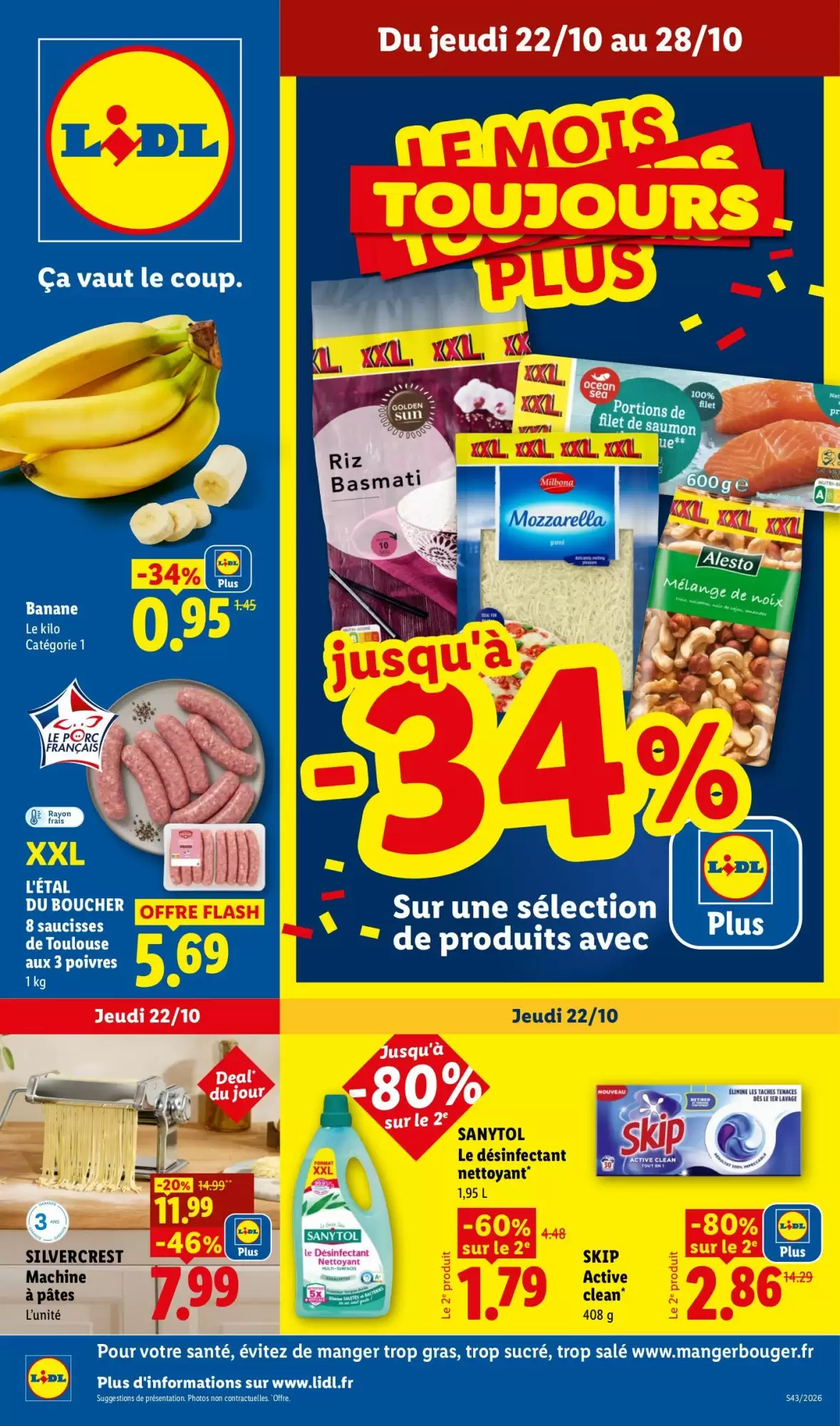 Prospectus promotionnel Lidl valable à partir du 22/10/2026 - Page 1.