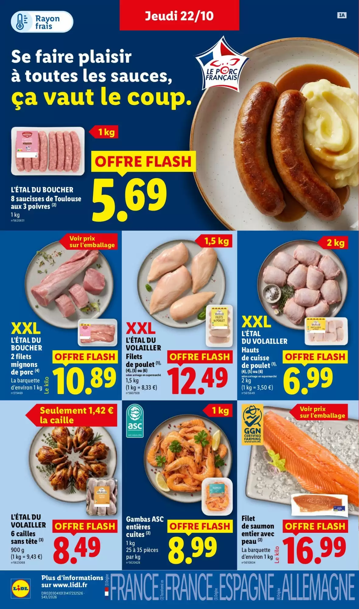 Prospectus promotionnel Lidl valable à partir du 22/10/2026 - Page 10.