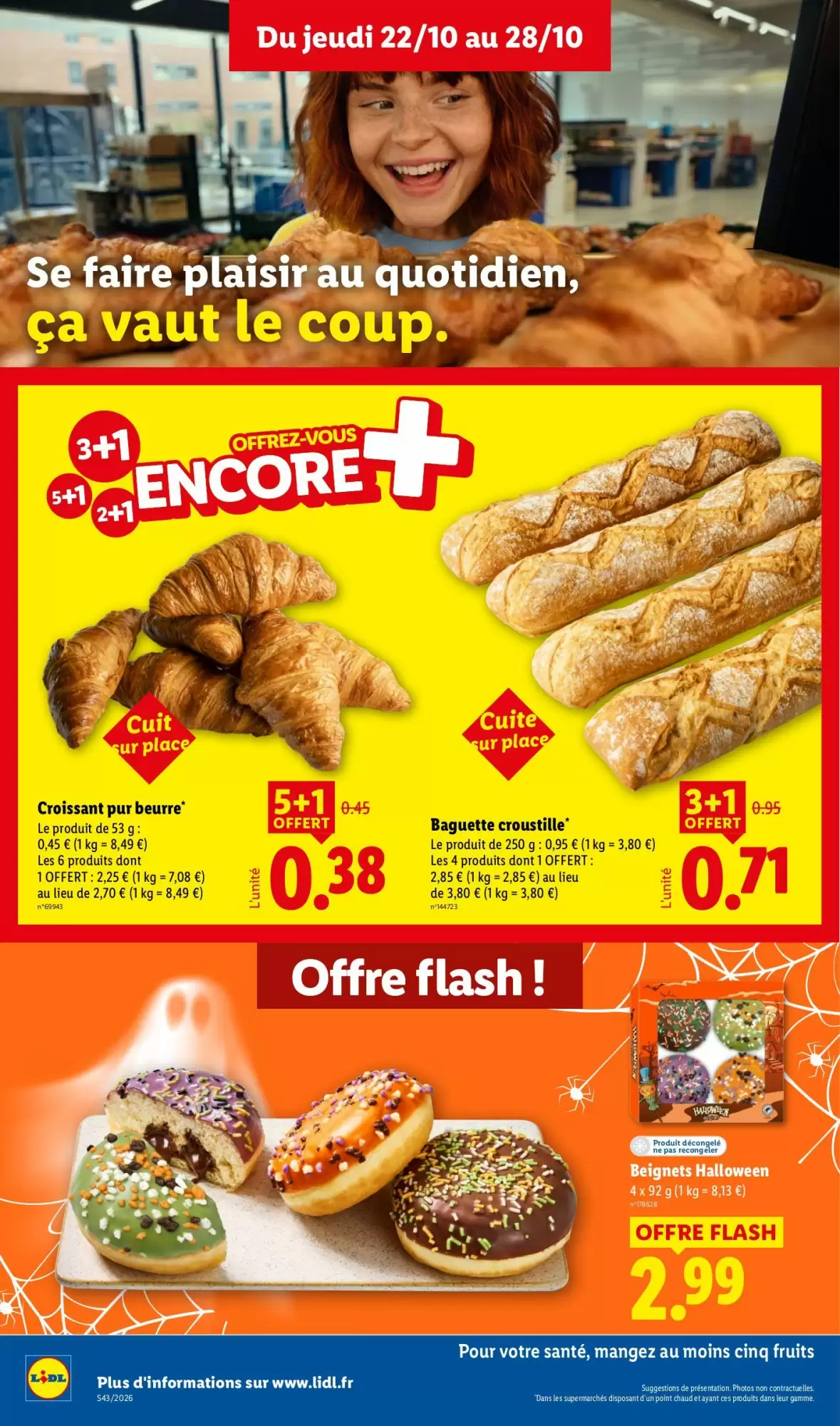 Prospectus promotionnel Lidl valable à partir du 22/10/2026 - Page 14.