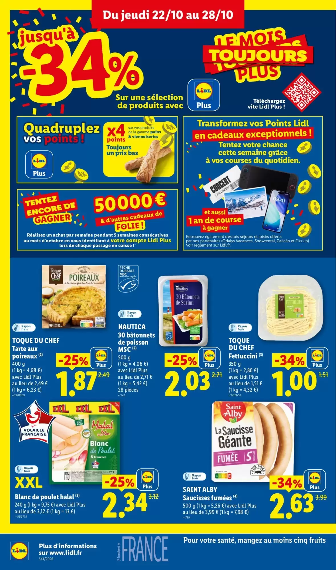 Prospectus promotionnel Lidl valable à partir du 22/10/2026 - Page 16.