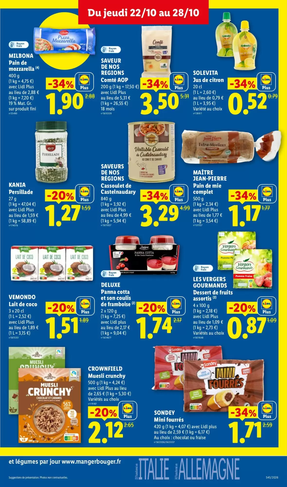 Prospectus promotionnel Lidl valable à partir du 22/10/2026 - Page 17.