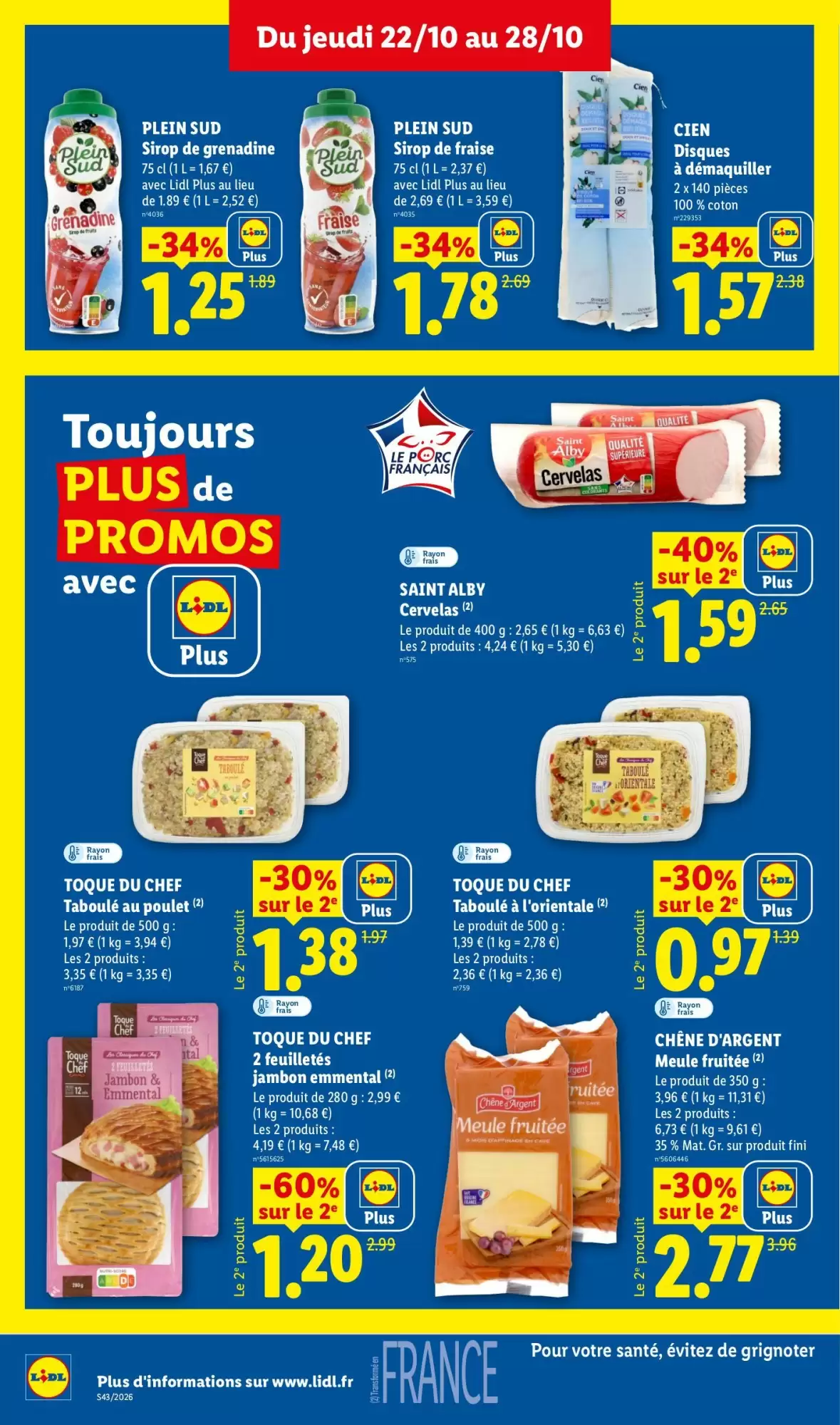 Prospectus promotionnel Lidl valable à partir du 22/10/2026 - Page 18.